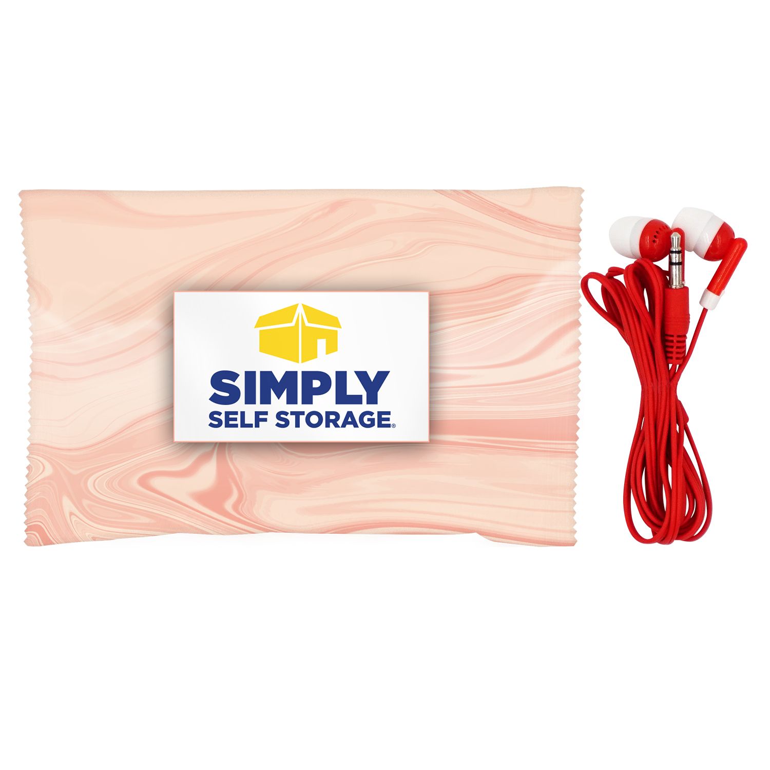 Rose Wrapped Ear Bud Set 1