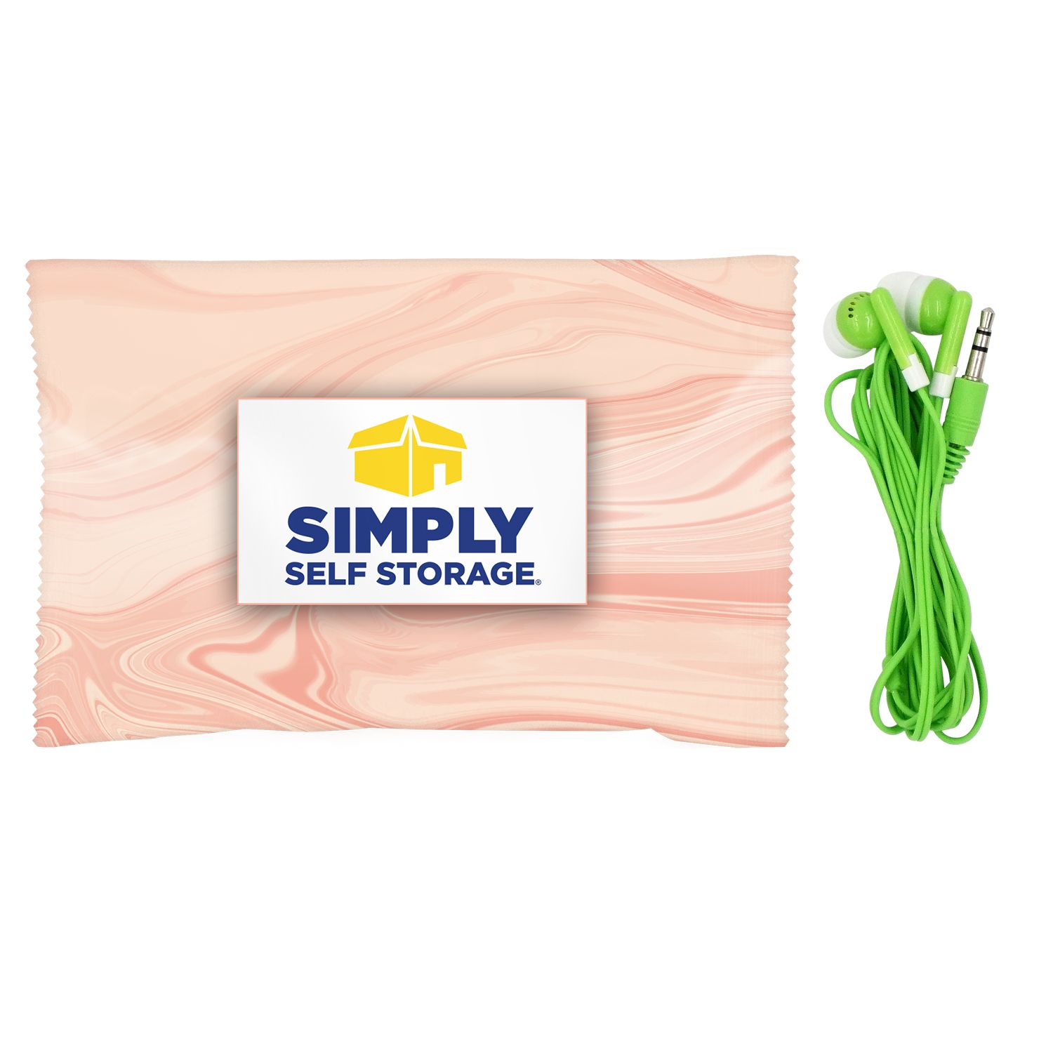 Rose Wrapped Ear Bud Set 1