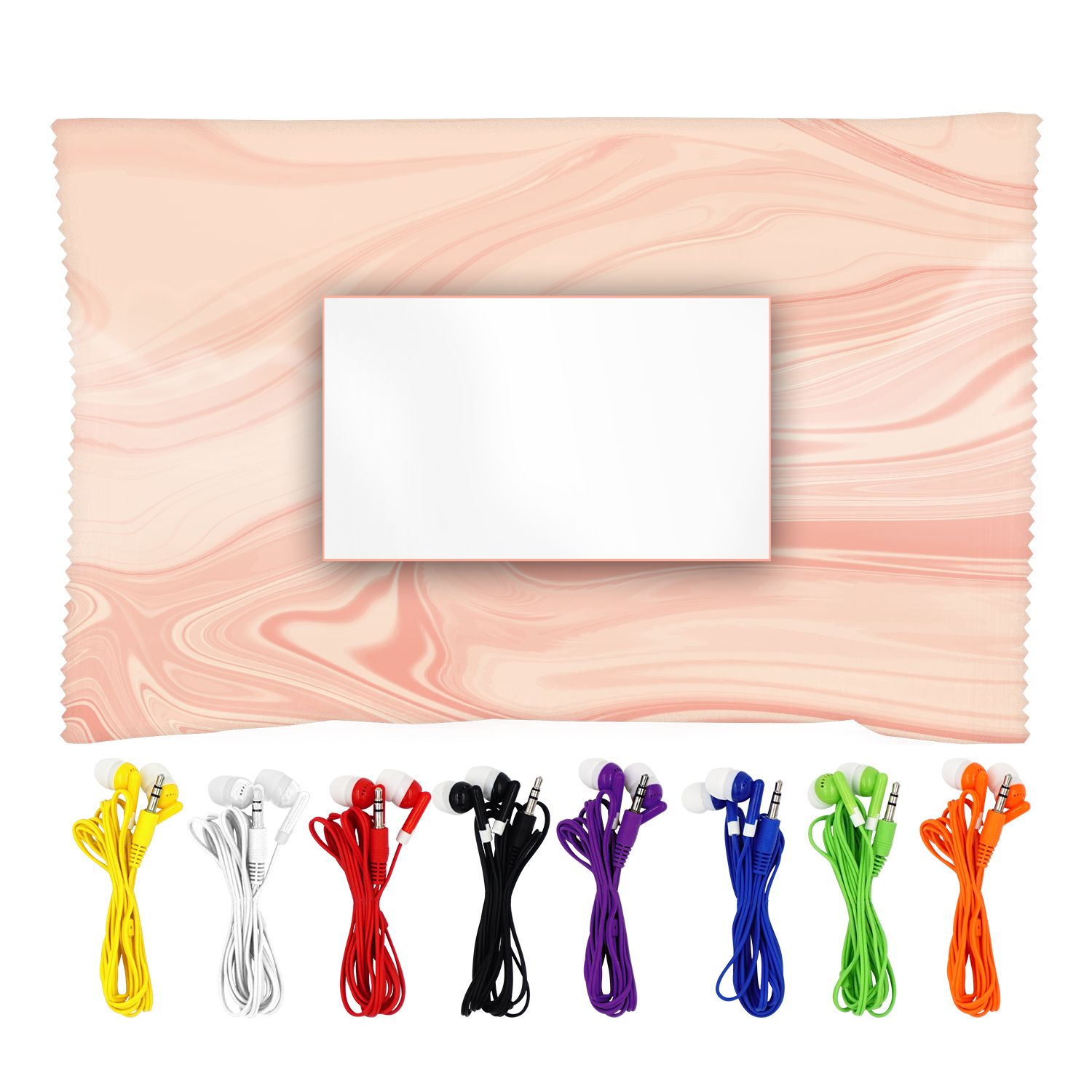 Rose Wrapped Ear Bud Set 1