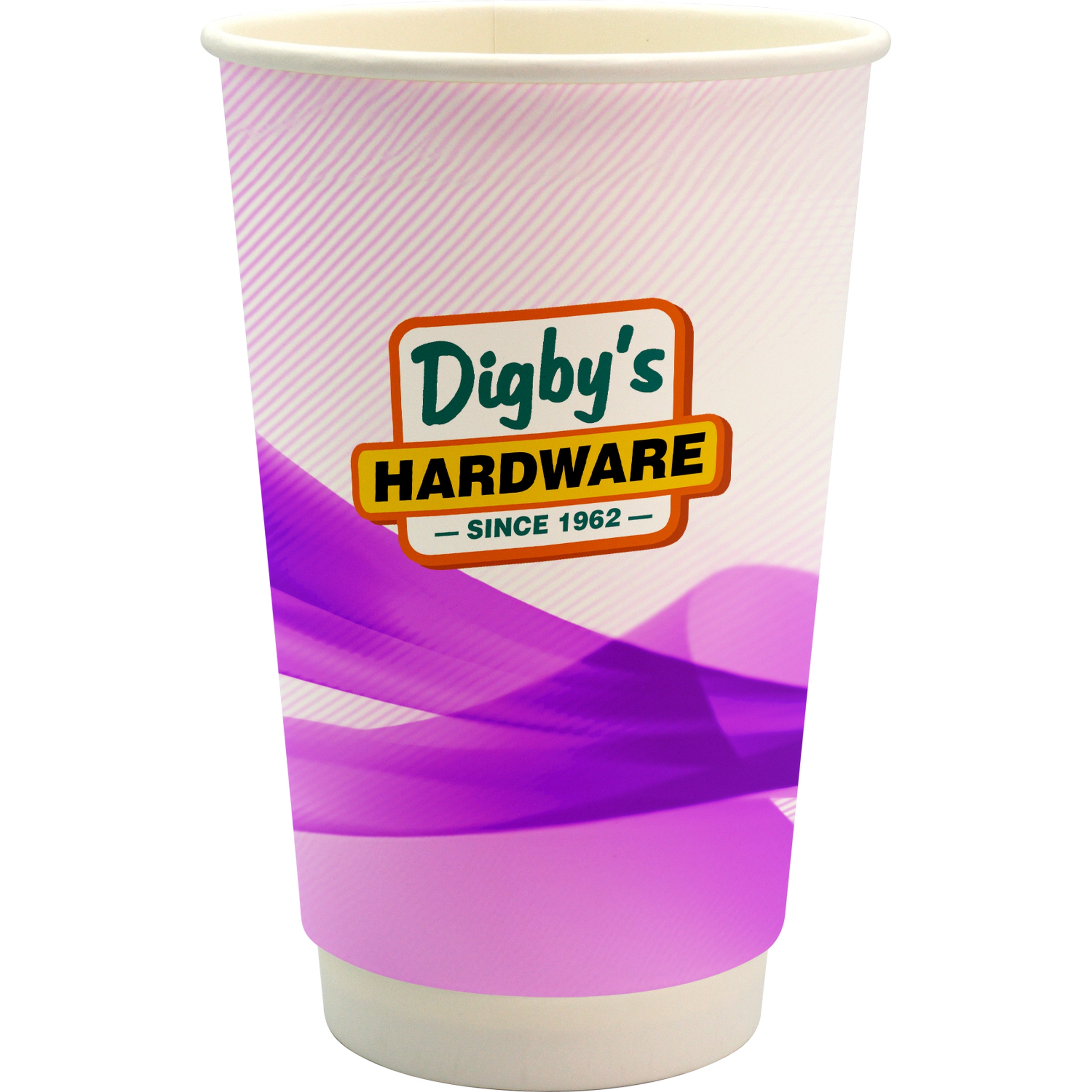 16 oz. Full Color Groovy Paper Cup 1