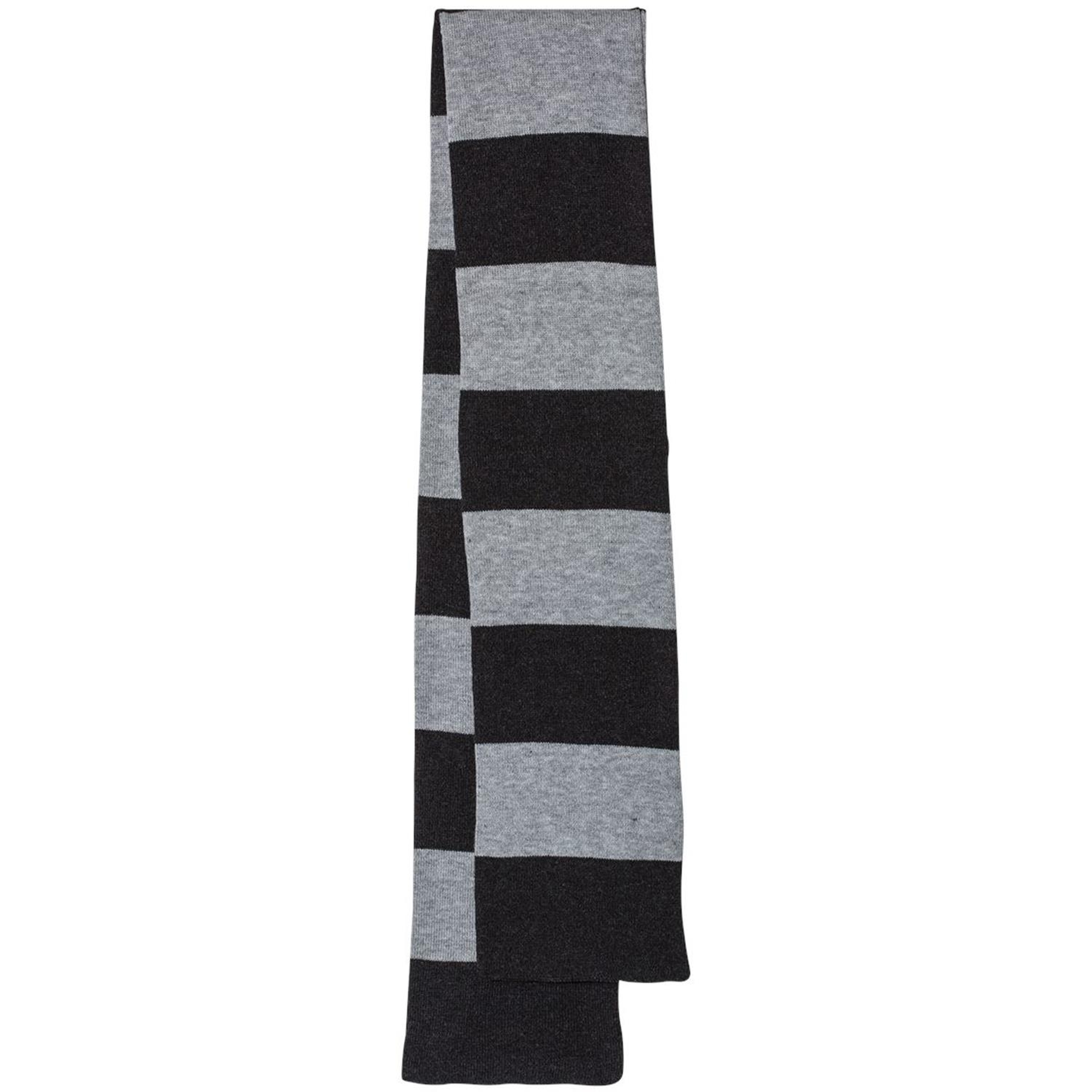 Sportsman Rugby-Striped Knit Scarf 1
