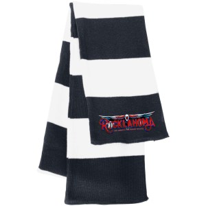 Sportsman Rugby-Striped Knit Scarf 1 Sportsman Rugby-Striped Knit Scarf 1