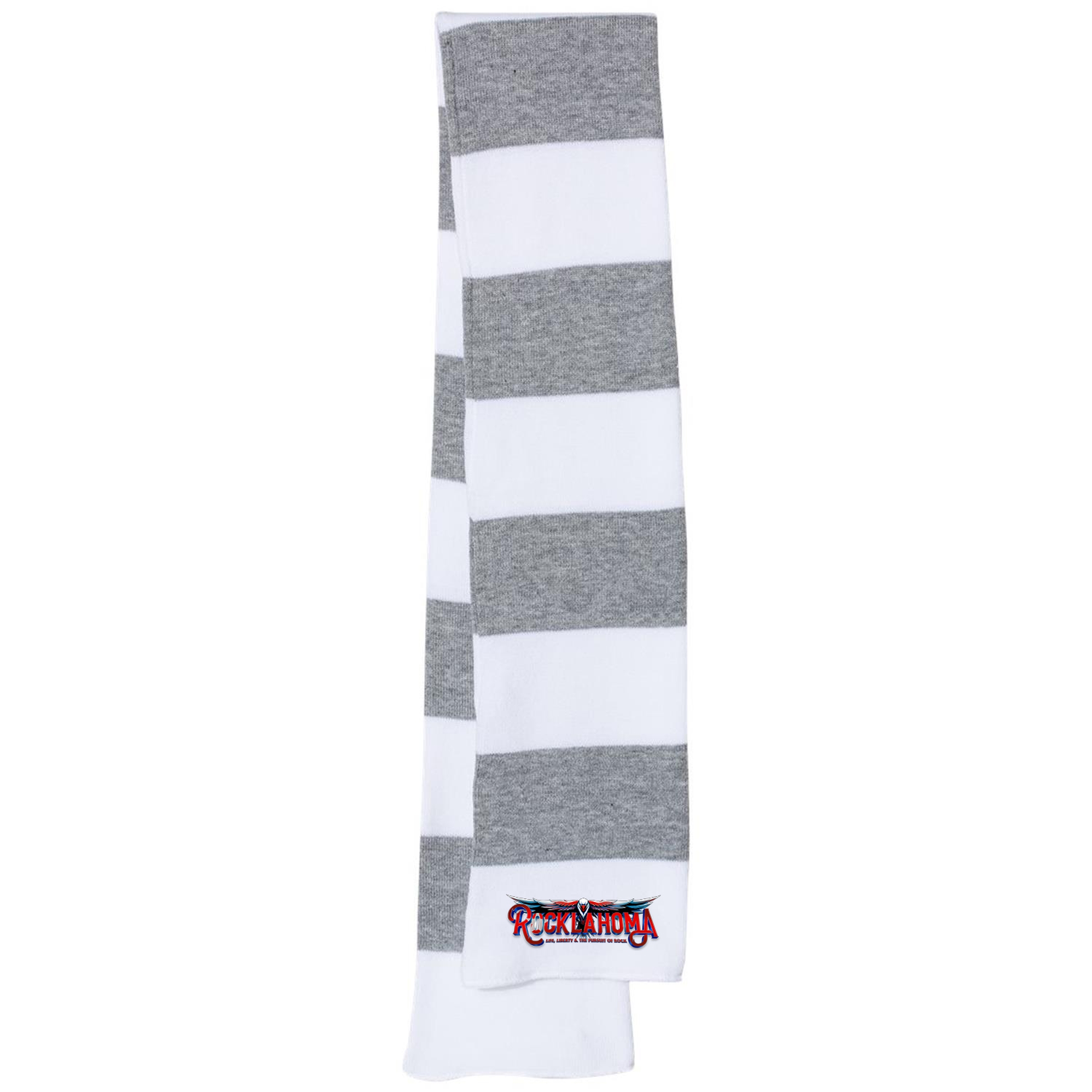 Sportsman Rugby-Striped Knit Scarf 1