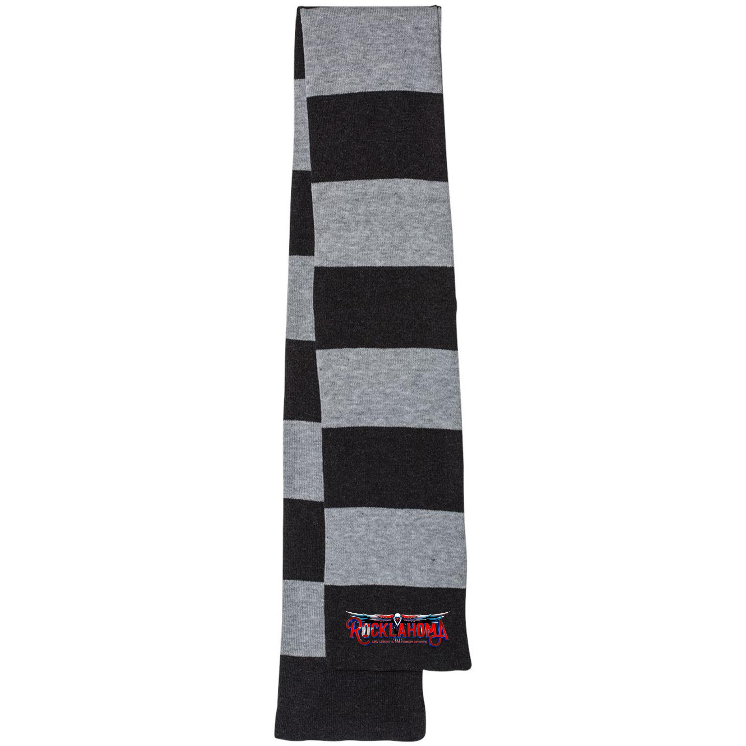 Sportsman Rugby-Striped Knit Scarf 1