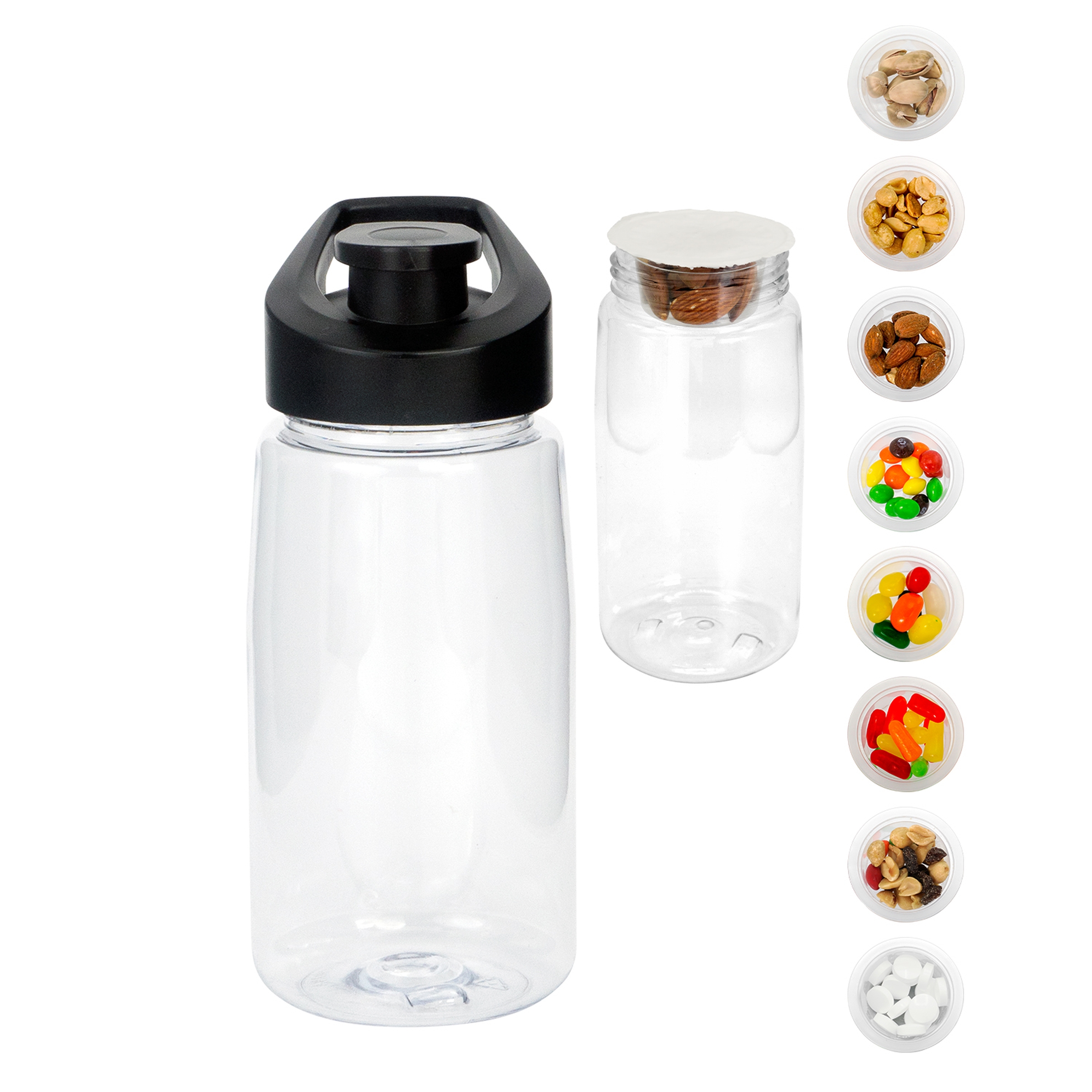 Easy Pour 18 oz. Recycled Snack Bottle 1