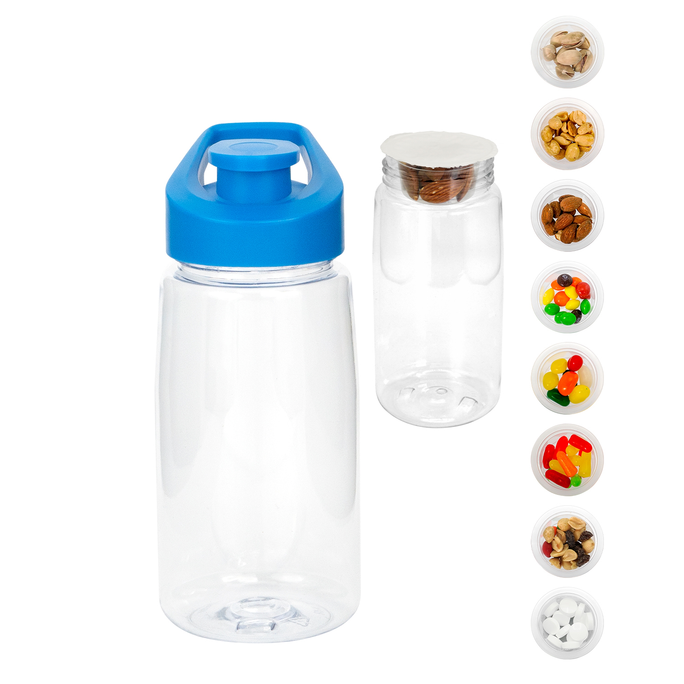 Easy Pour 18 oz. Recycled Snack Bottle 1