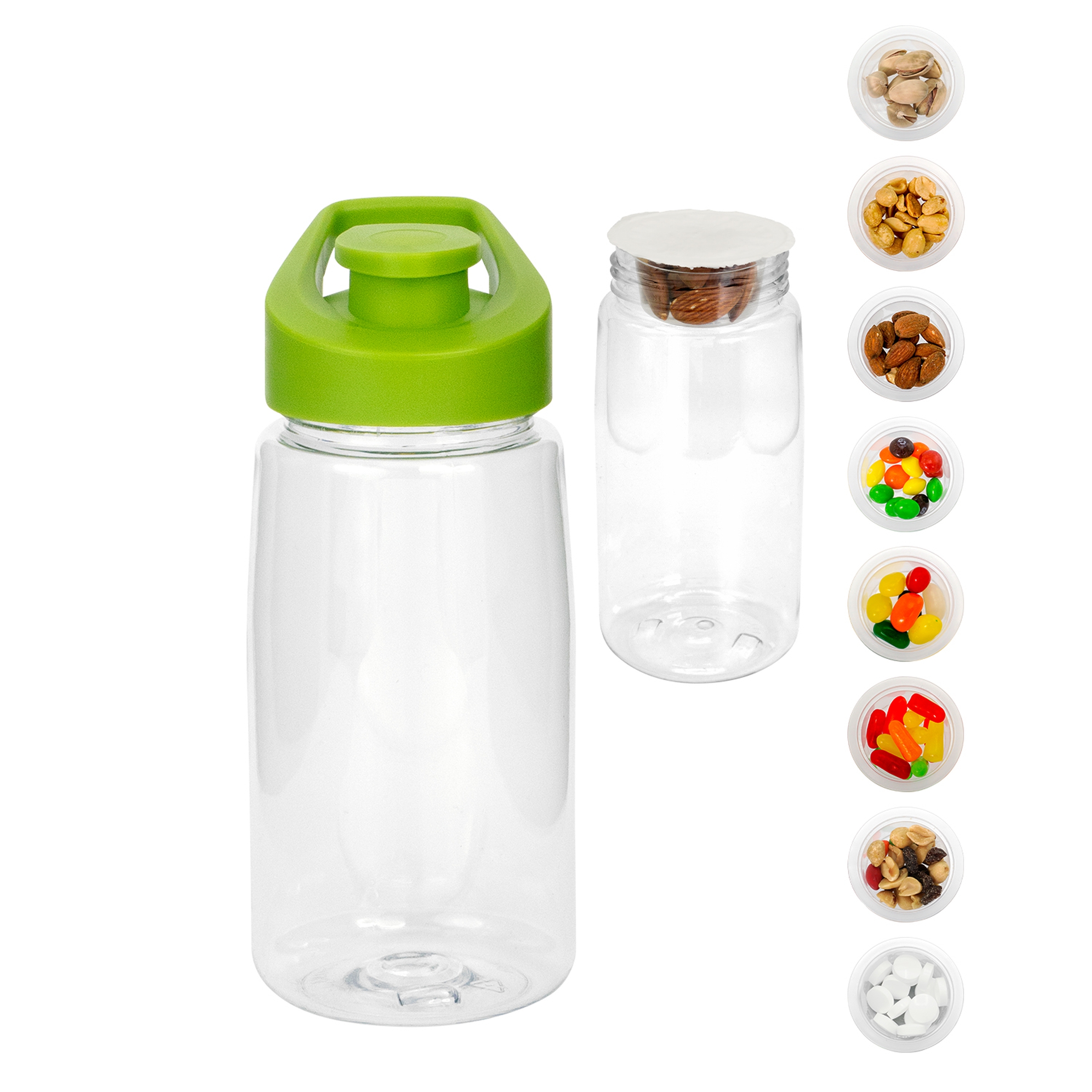 Easy Pour 18 oz. Recycled Snack Bottle 1
