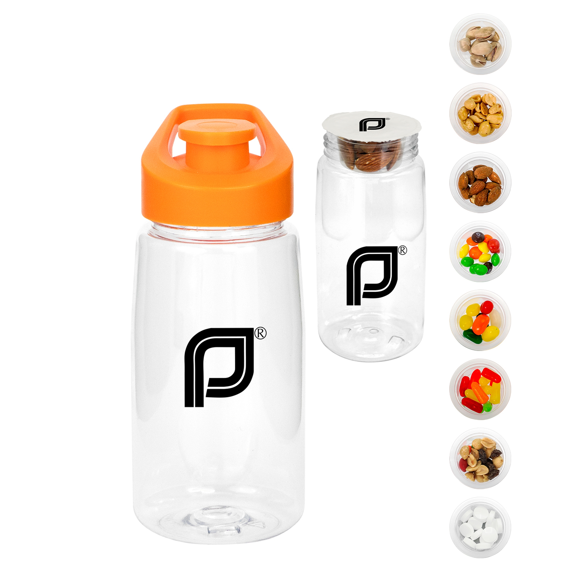 Easy Pour 18 oz. Recycled Snack Bottle 1