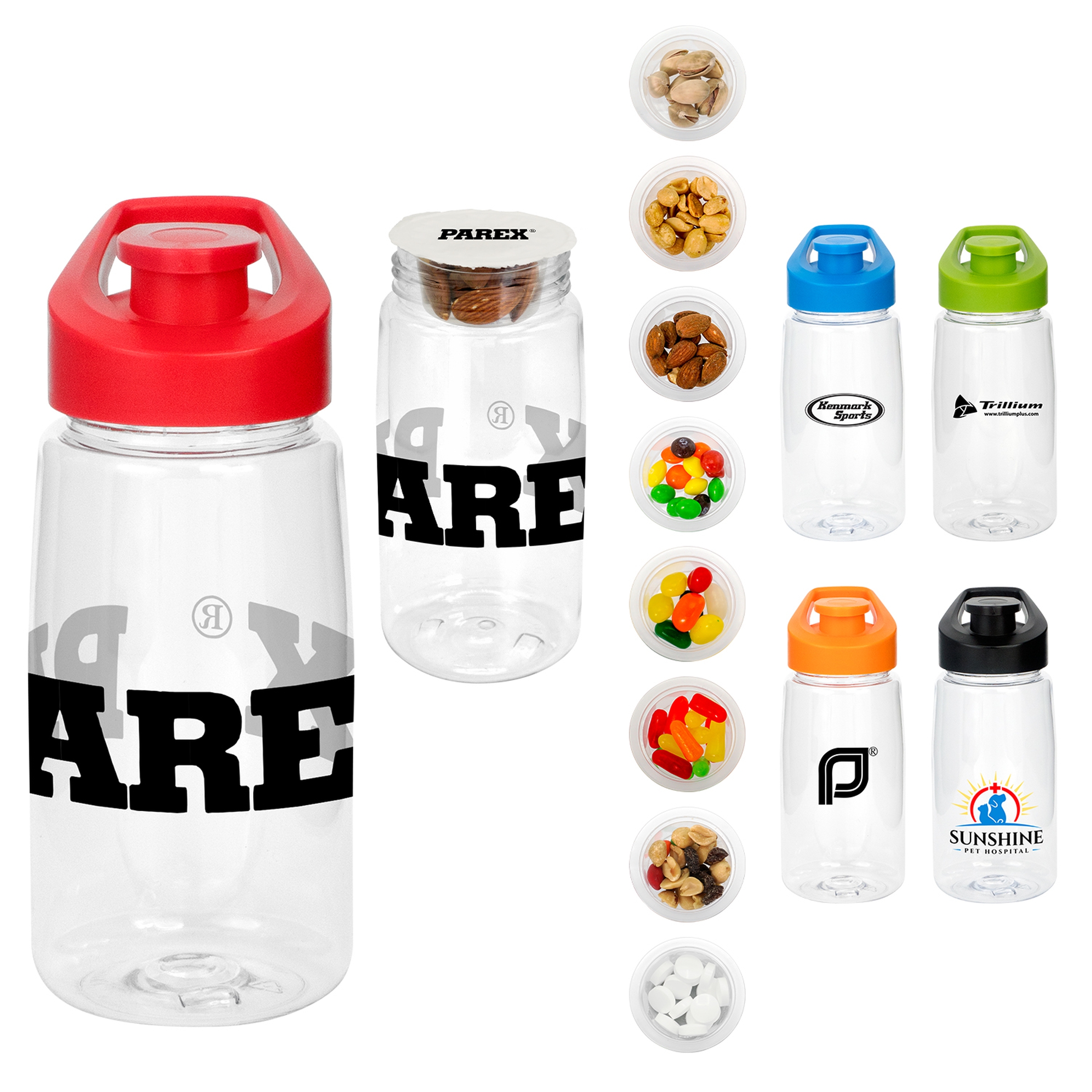 Easy Pour 18 oz. Recycled Snack Bottle 1
