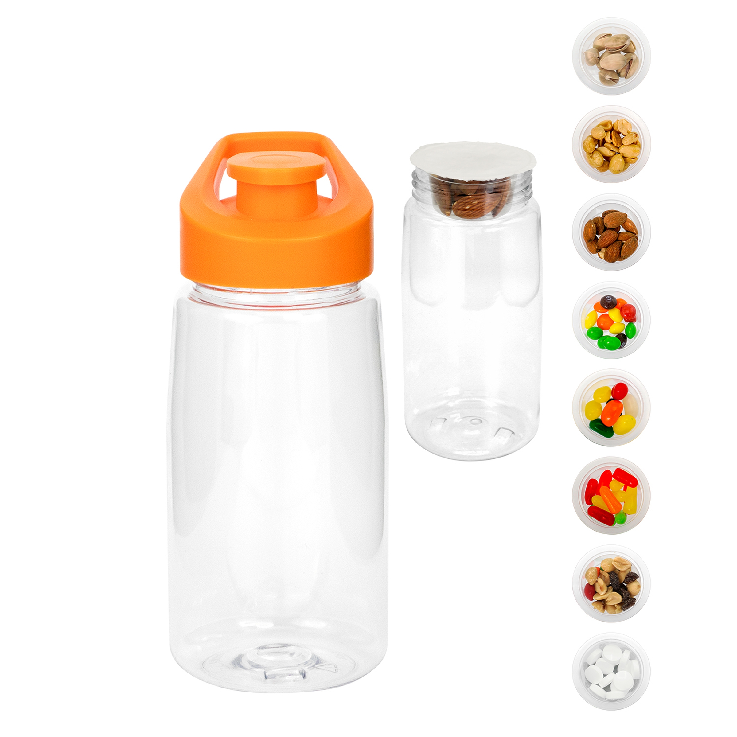 Easy Pour 18 oz. Recycled Snack Bottle 1