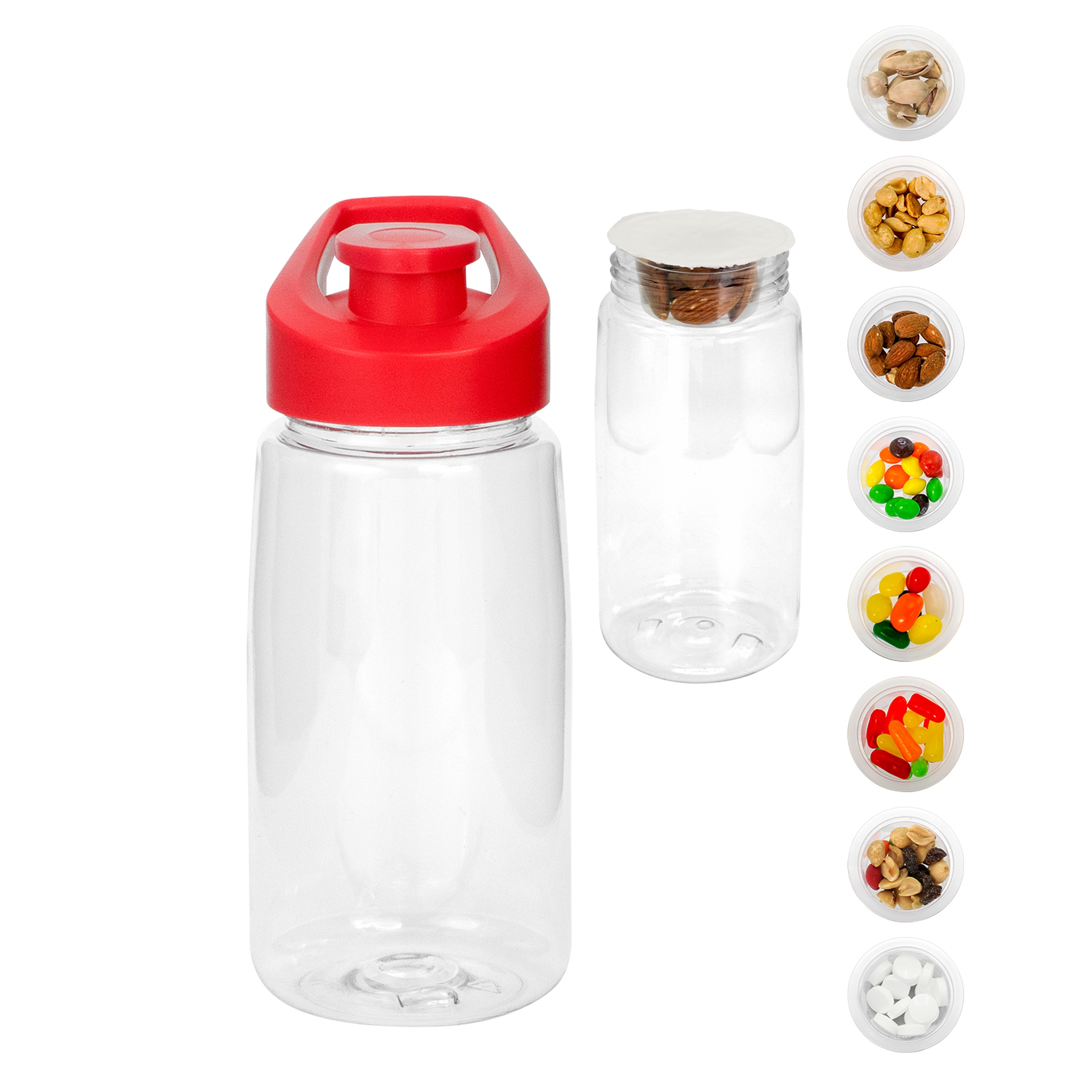 Easy Pour 18 oz. Recycled Snack Bottle 1