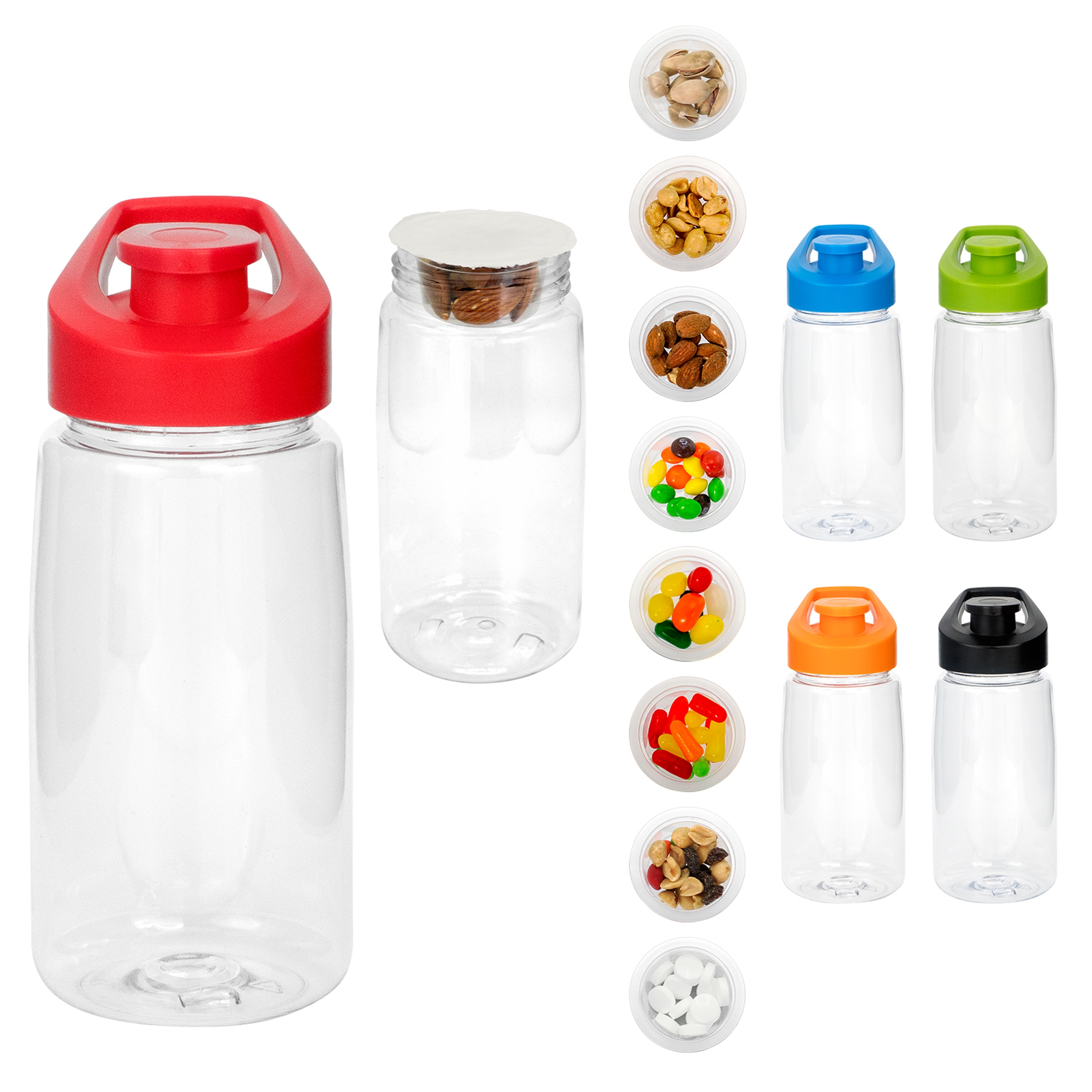 Easy Pour 18 oz. Recycled Snack Bottle 1