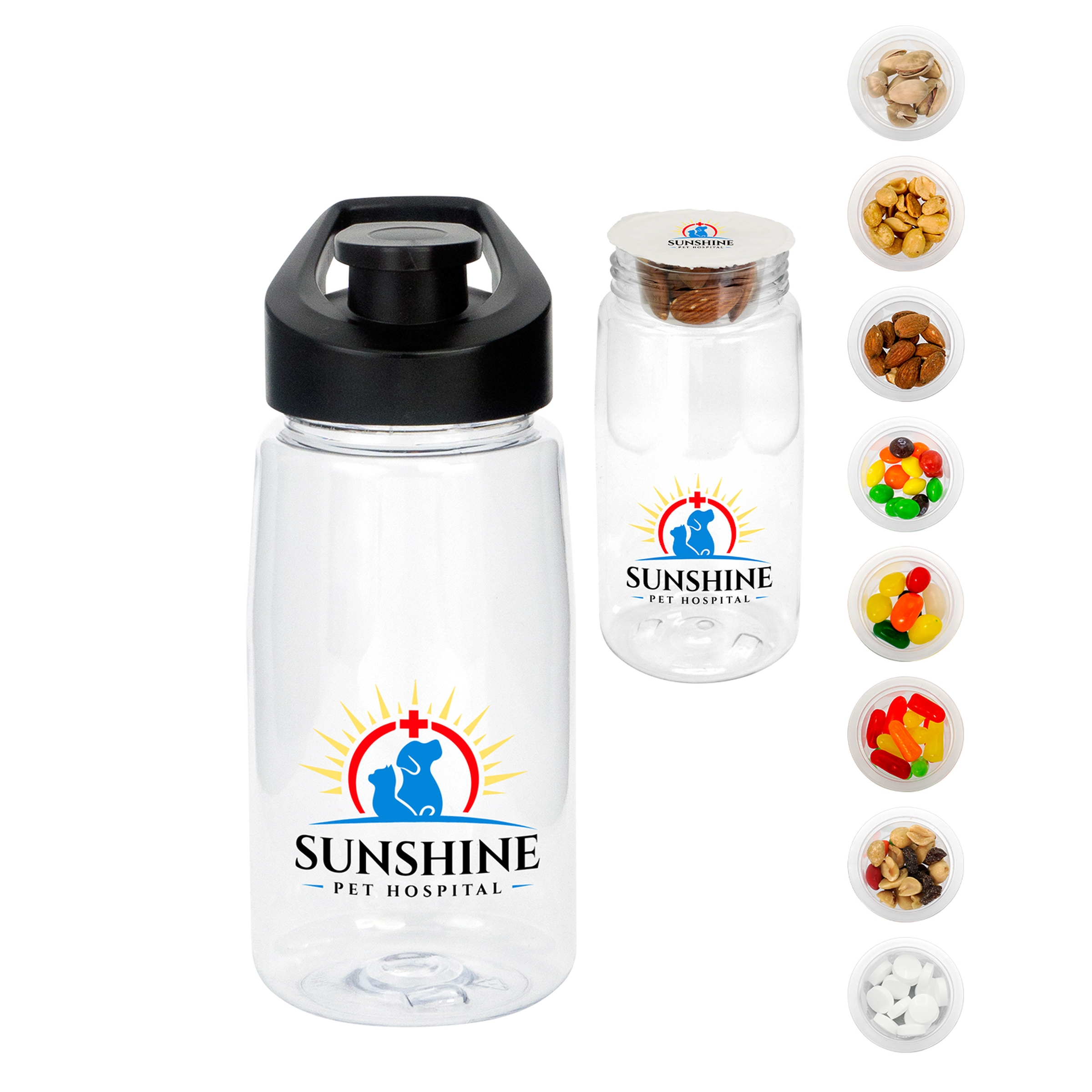 Easy Pour 18 oz. Recycled Snack Bottle 1
