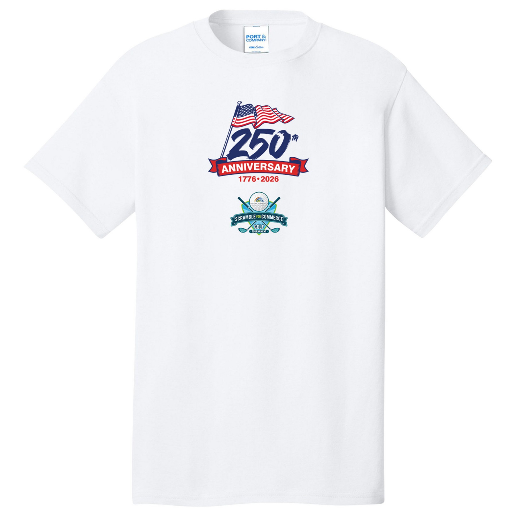 Patriotic Port & Co® Core Cotton Tee 1