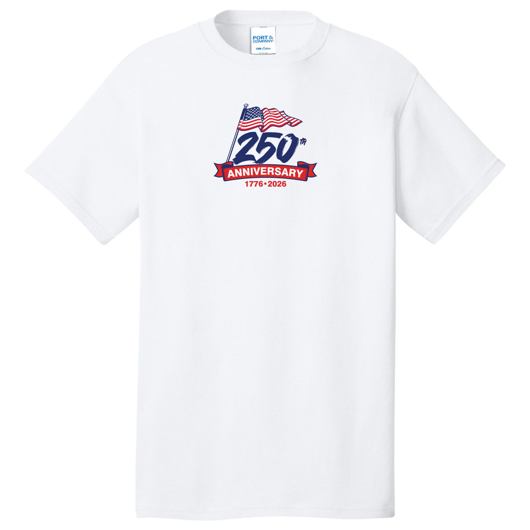 Patriotic Port & Co® Core Cotton Tee 1