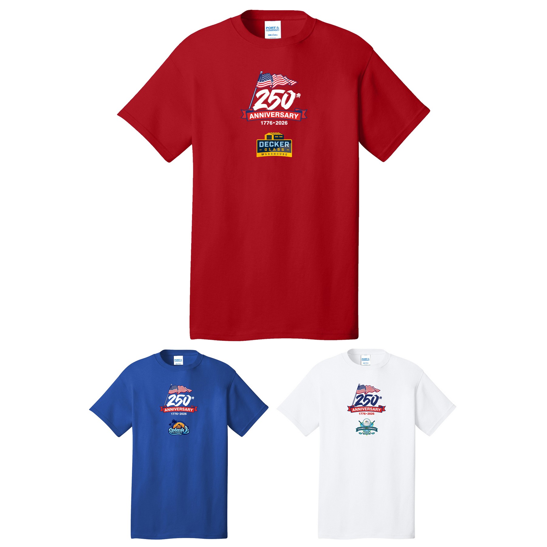 Patriotic Port & Co® Core Cotton Tee 1