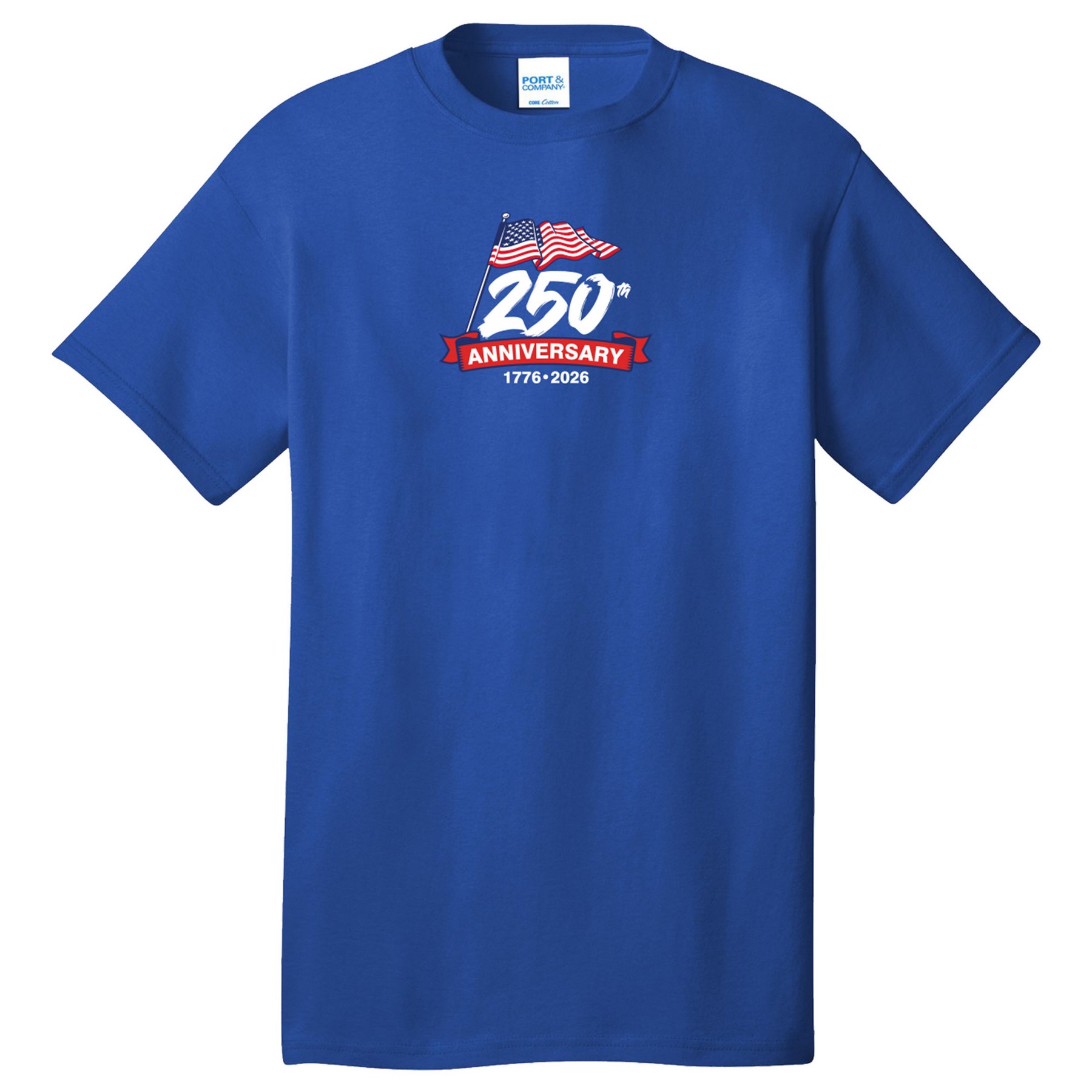 Patriotic Port & Co® Core Cotton Tee 1