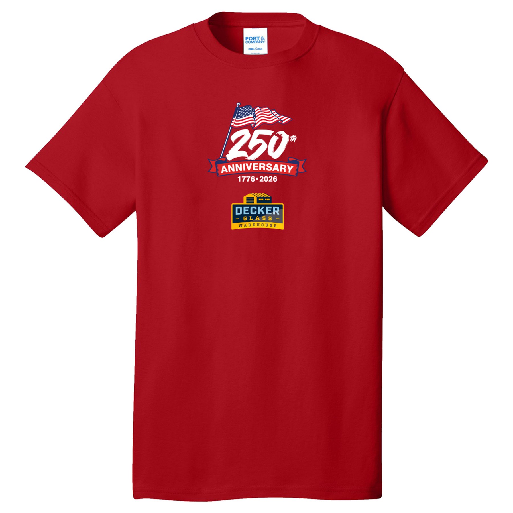 Patriotic Port & Co® Core Cotton Tee 1
