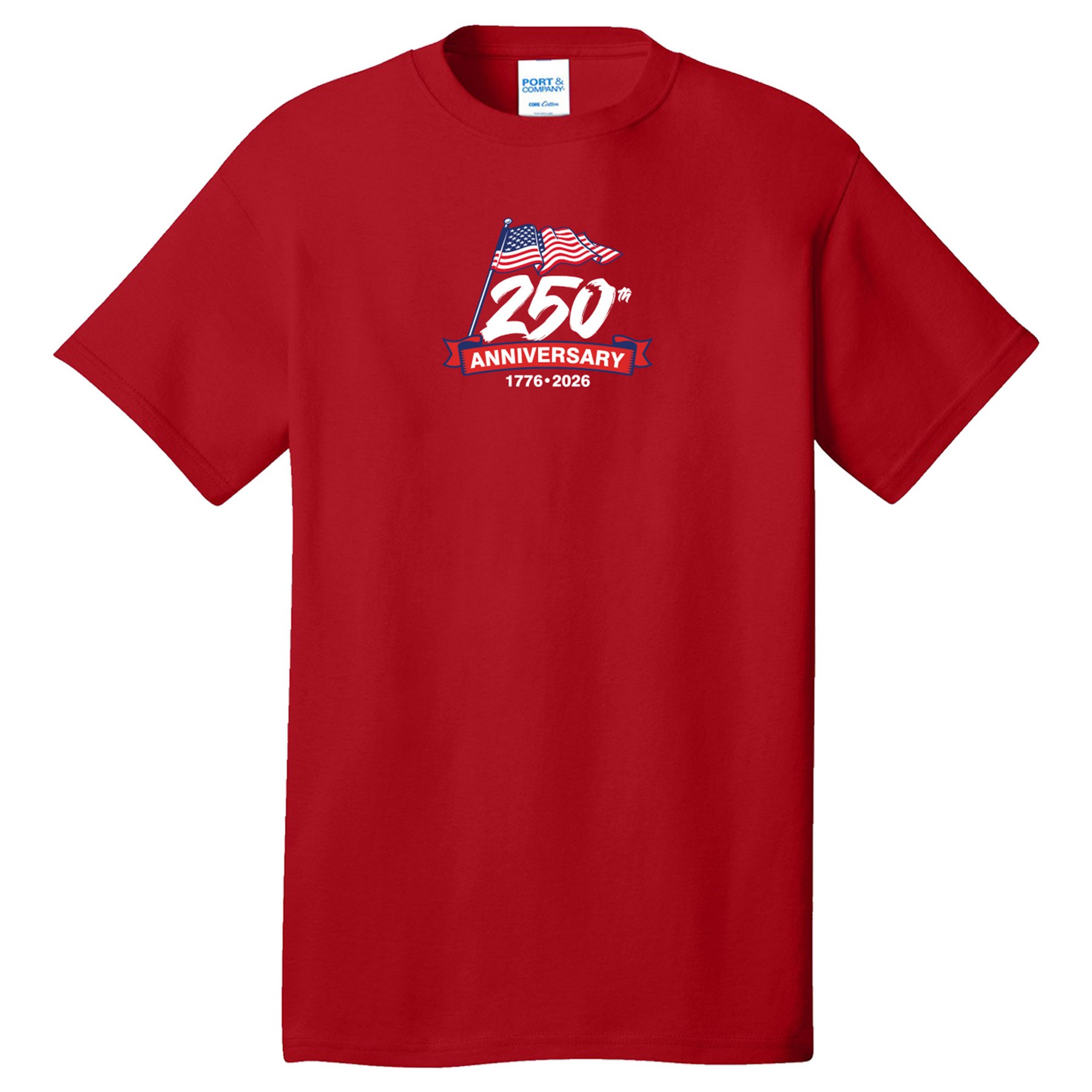 Patriotic Port & Co® Core Cotton Tee 1