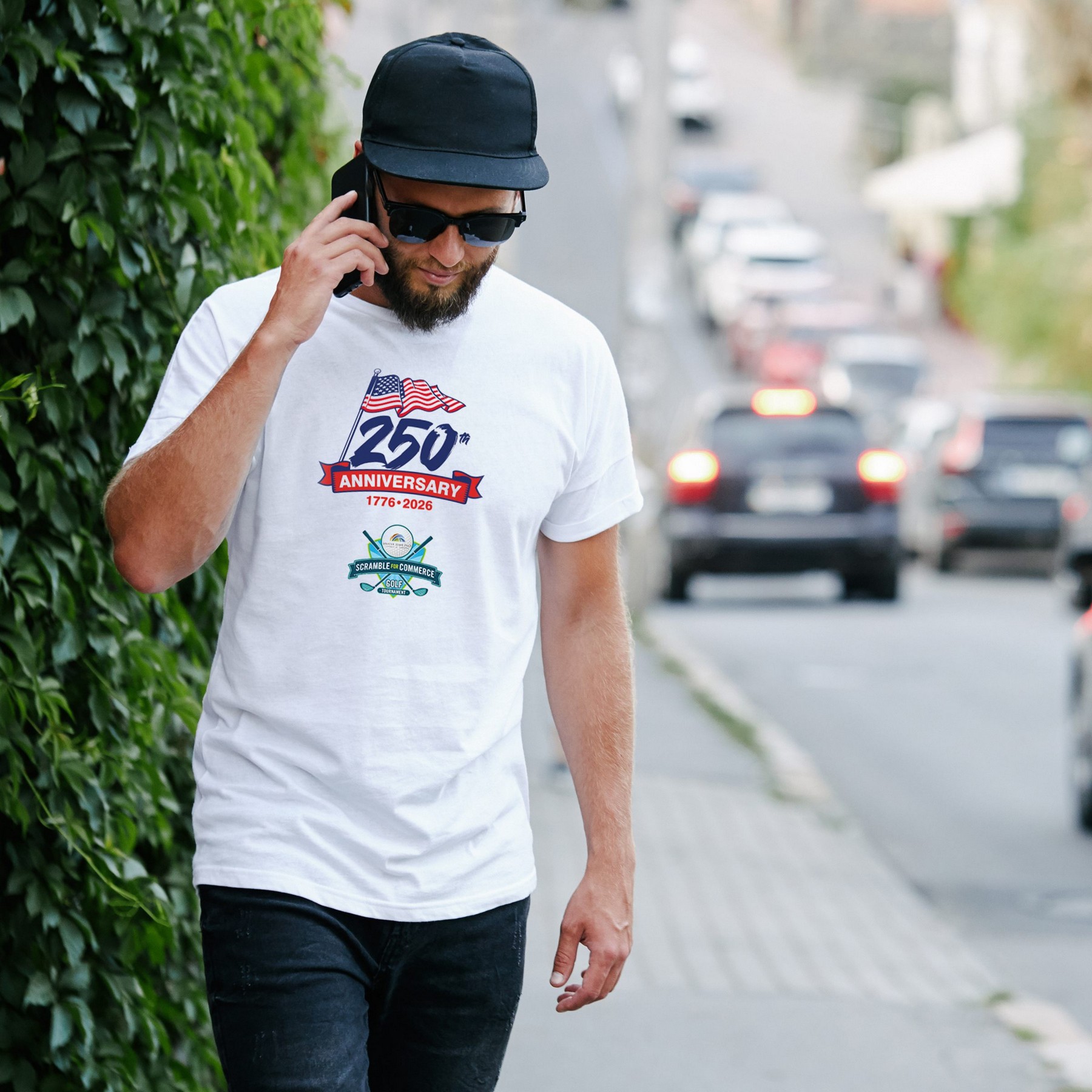 Patriotic Port & Co® Core Cotton Tee 1