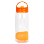 Arch 25 oz. Recycled Bottle with Floating Infuser - orange Arch 25 oz. Recycled Bottle with Floating Infuser - orange