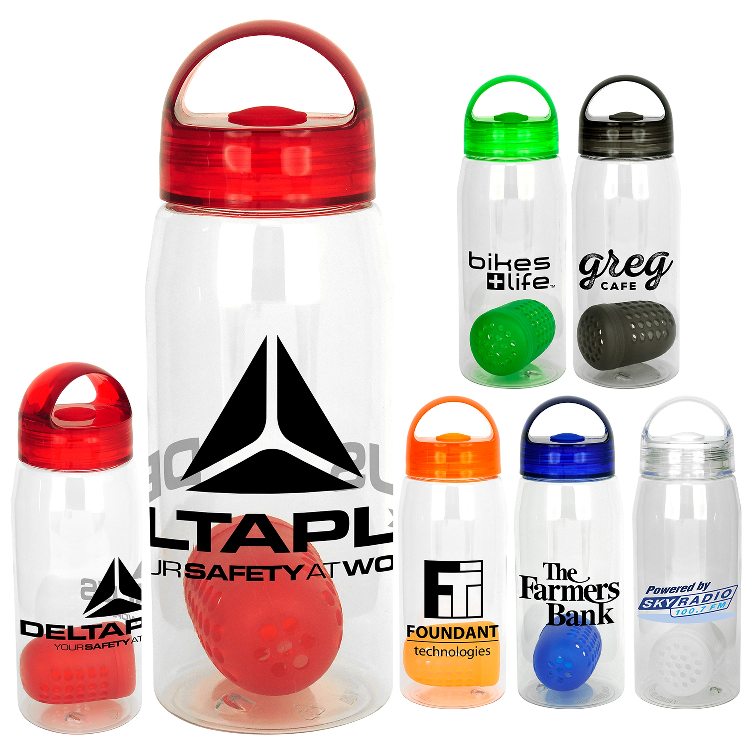 Arch 25 oz. Recycled Bottle with Floating Infuser 1
