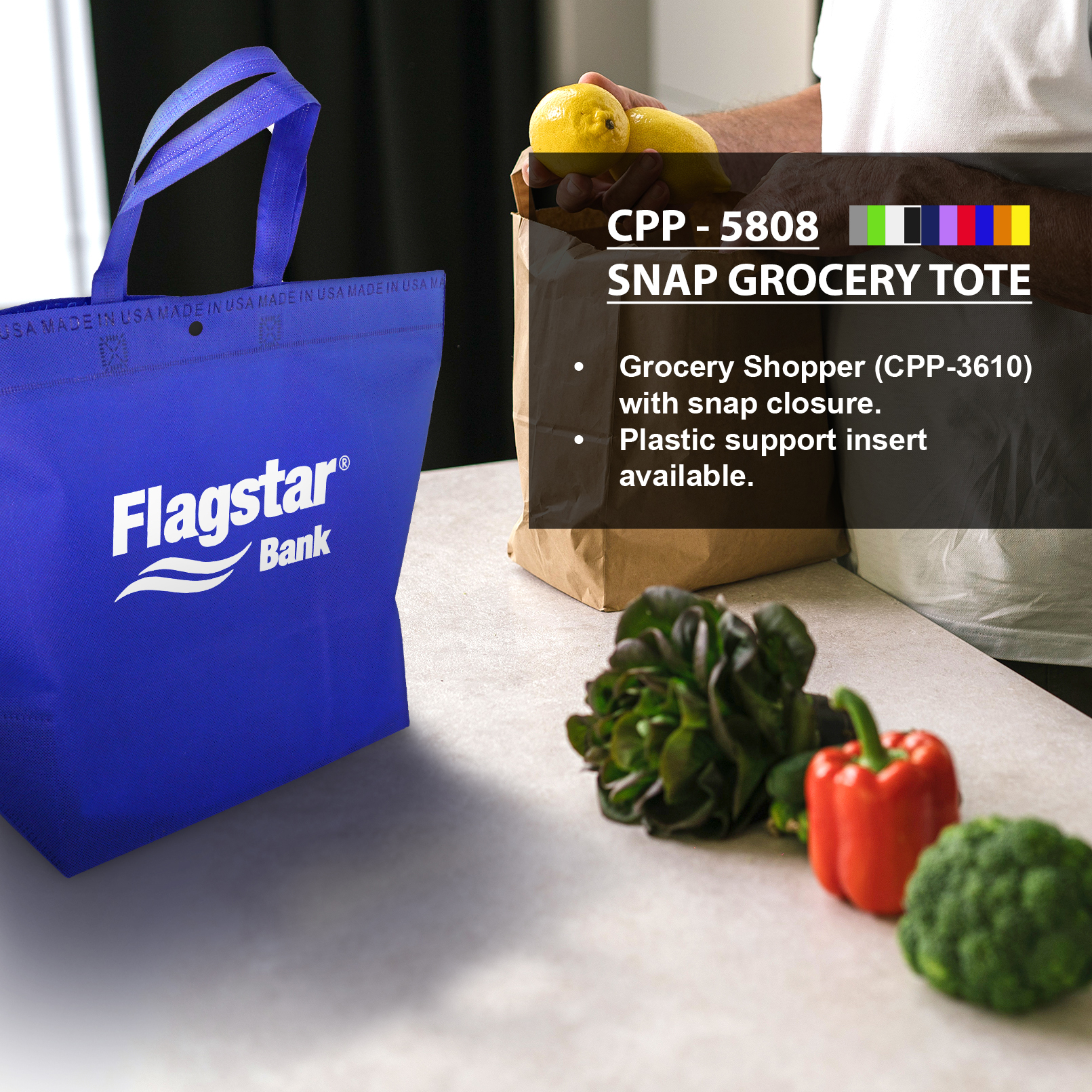 Snap Grocery Tote 1