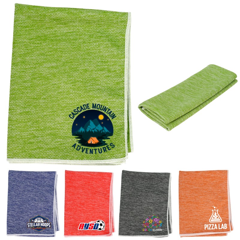 32" X 12" Heather Quick Dry Towel 1 32" X 12" Heather Quick Dry Towel 1