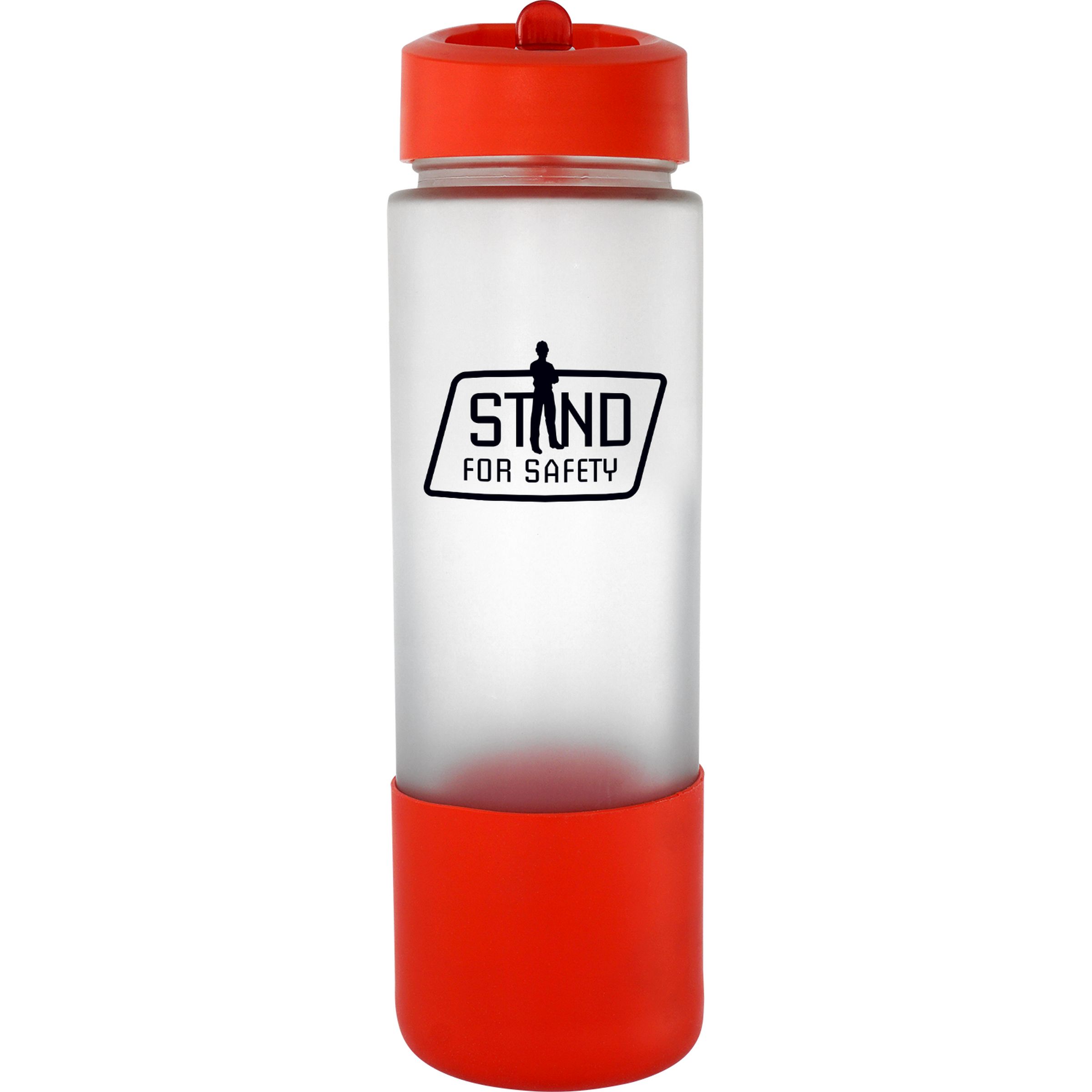Pop Up 22 oz. Frosted Glass Grip Bottle 1