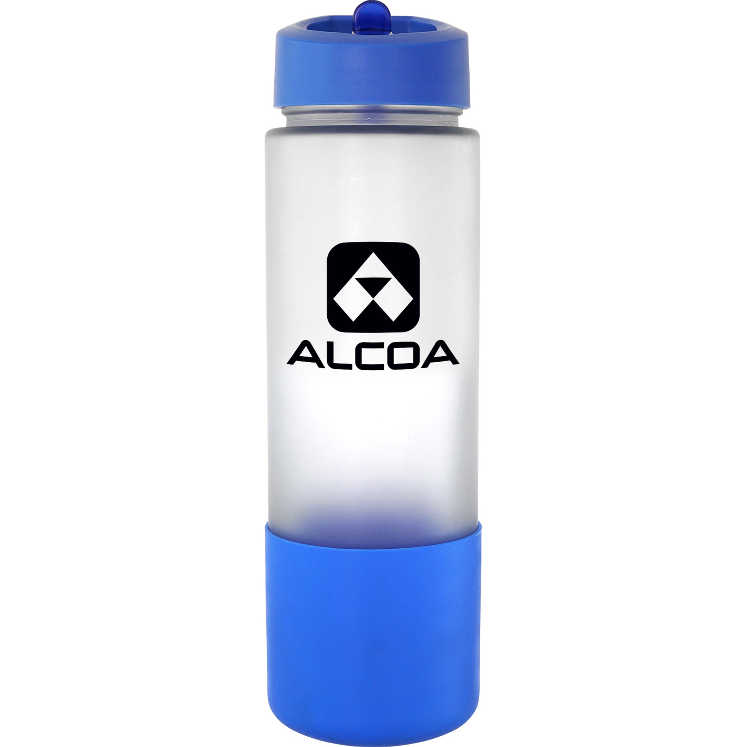 Pop Up 22 oz. Frosted Glass Grip Bottle 1