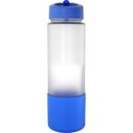 Pop Up 22 oz. Frosted Glass Grip Bottle - Light Blue Pop Up 22 oz. Frosted Glass Grip Bottle - Light Blue