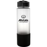 Pop Up 22 oz. Frosted Glass Grip Bottle - Black Pop Up 22 oz. Frosted Glass Grip Bottle - Black