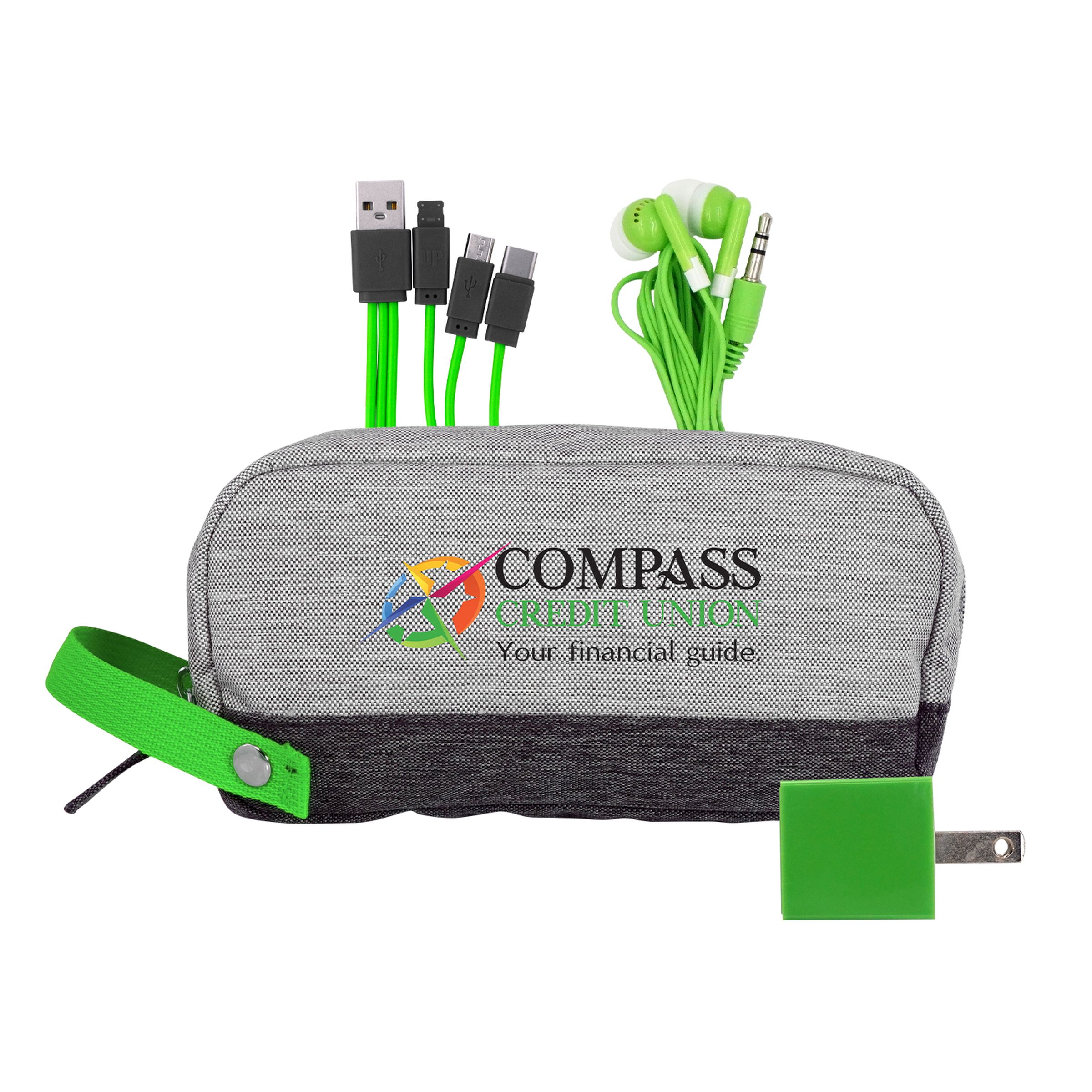 Bay Two Tone Wall Charging Travel Set 1