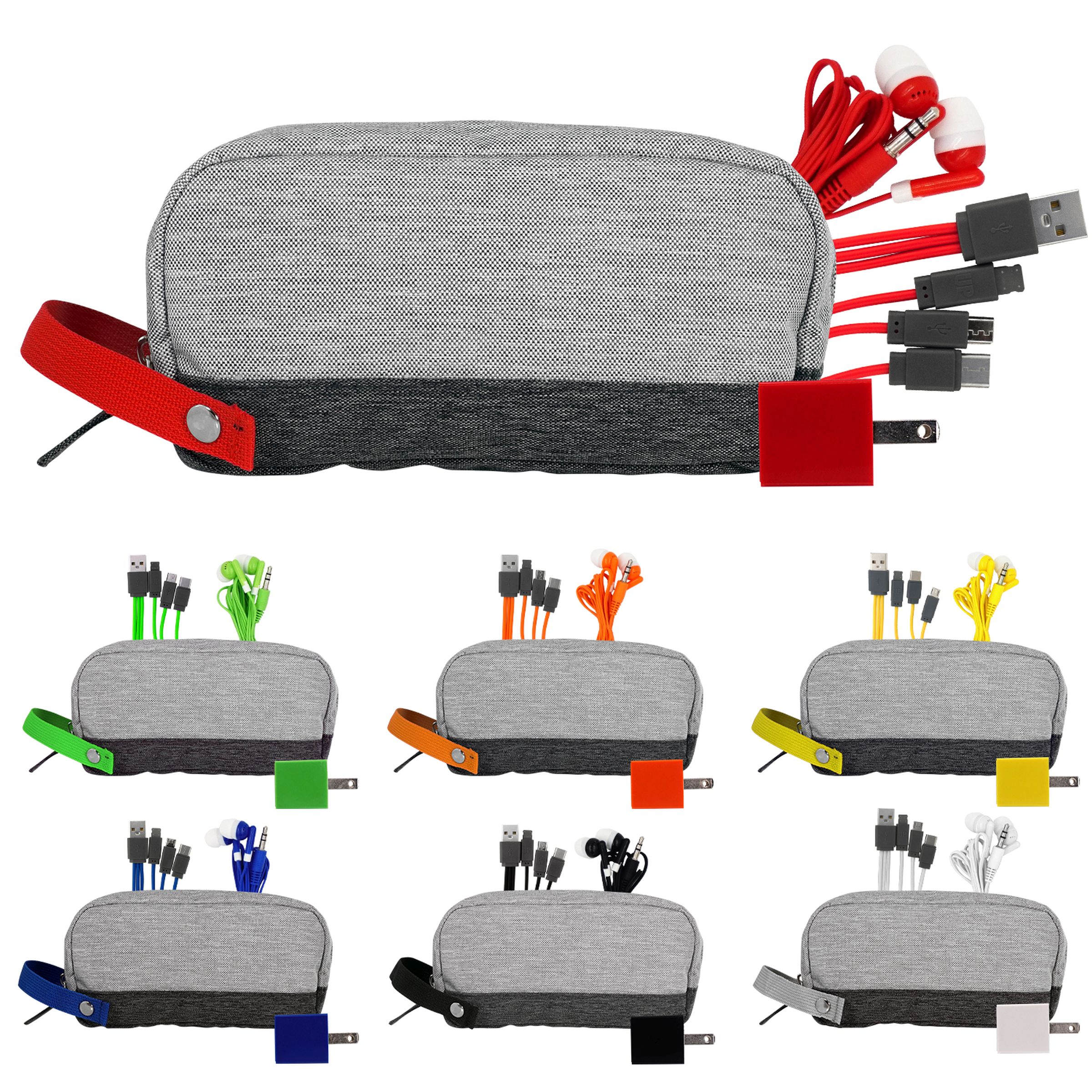 Bay Two Tone Wall Charging Travel Set 1