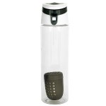 Trendy 24 oz. Recycled Bottle with Floating Infuser - smoke Trendy 24 oz. Recycled Bottle with Floating Infuser - smoke