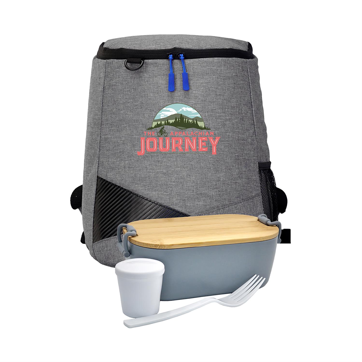 Bamboo Lunch Box Backpack Set 1