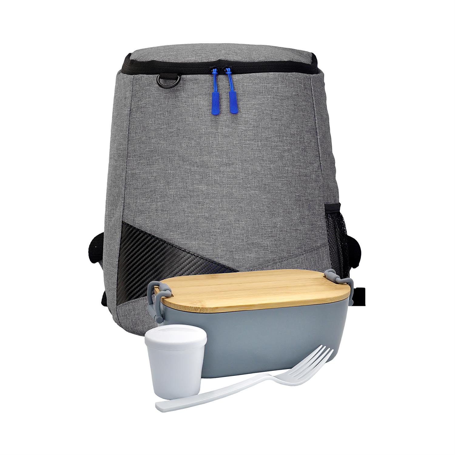 Bamboo Lunch Box Backpack Set 1