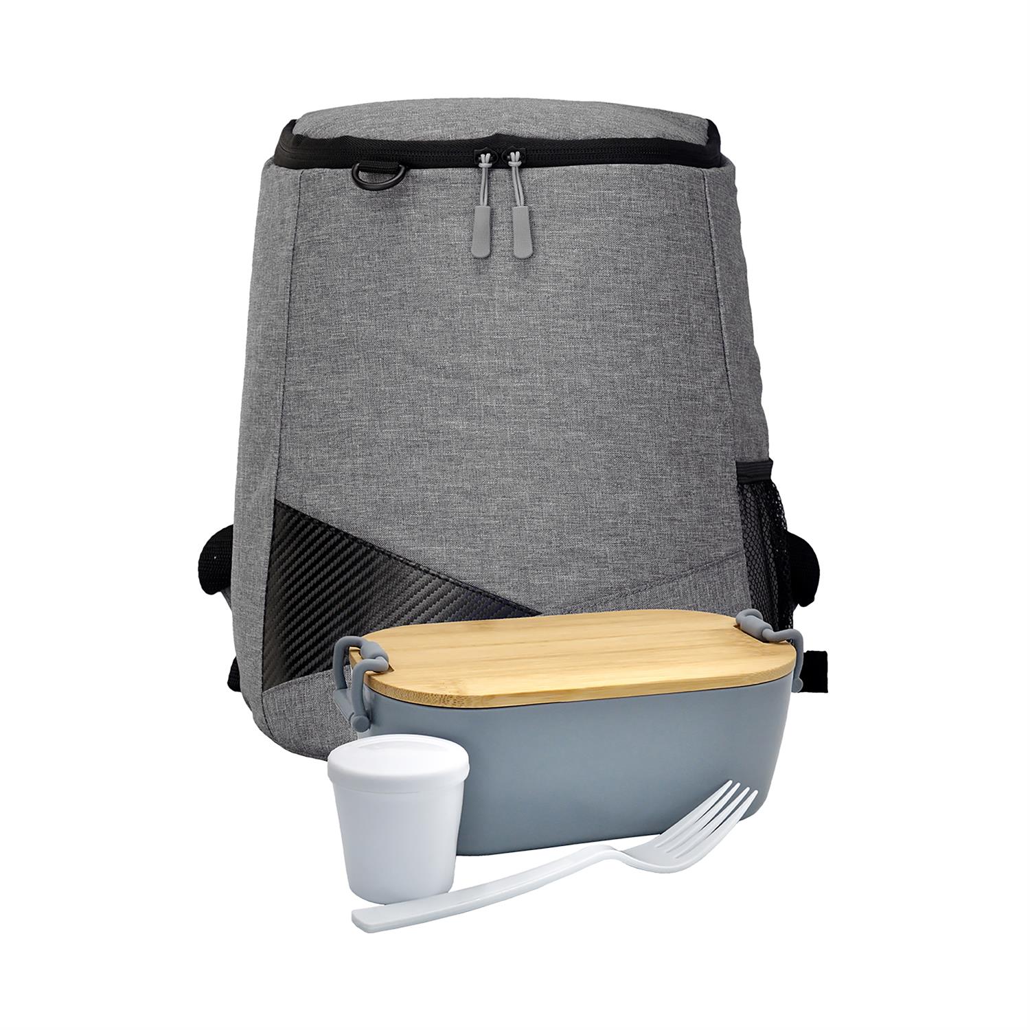 Bamboo Lunch Box Backpack Set 1