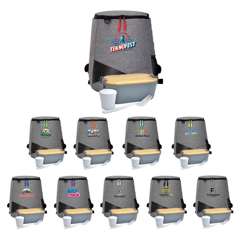 Bamboo Lunch Box Backpack Set 1 Bamboo Lunch Box Backpack Set 1