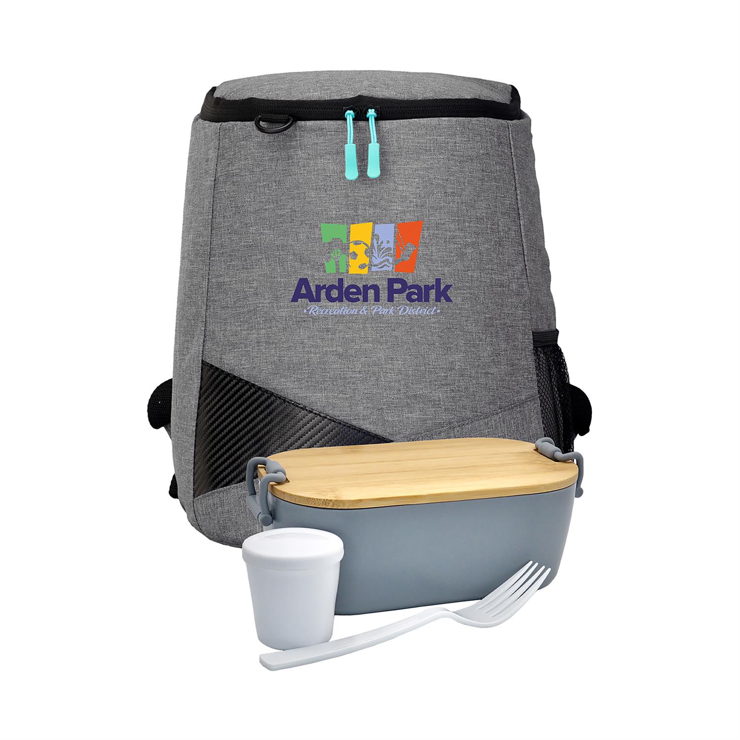 Bamboo Lunch Box Backpack Set 1