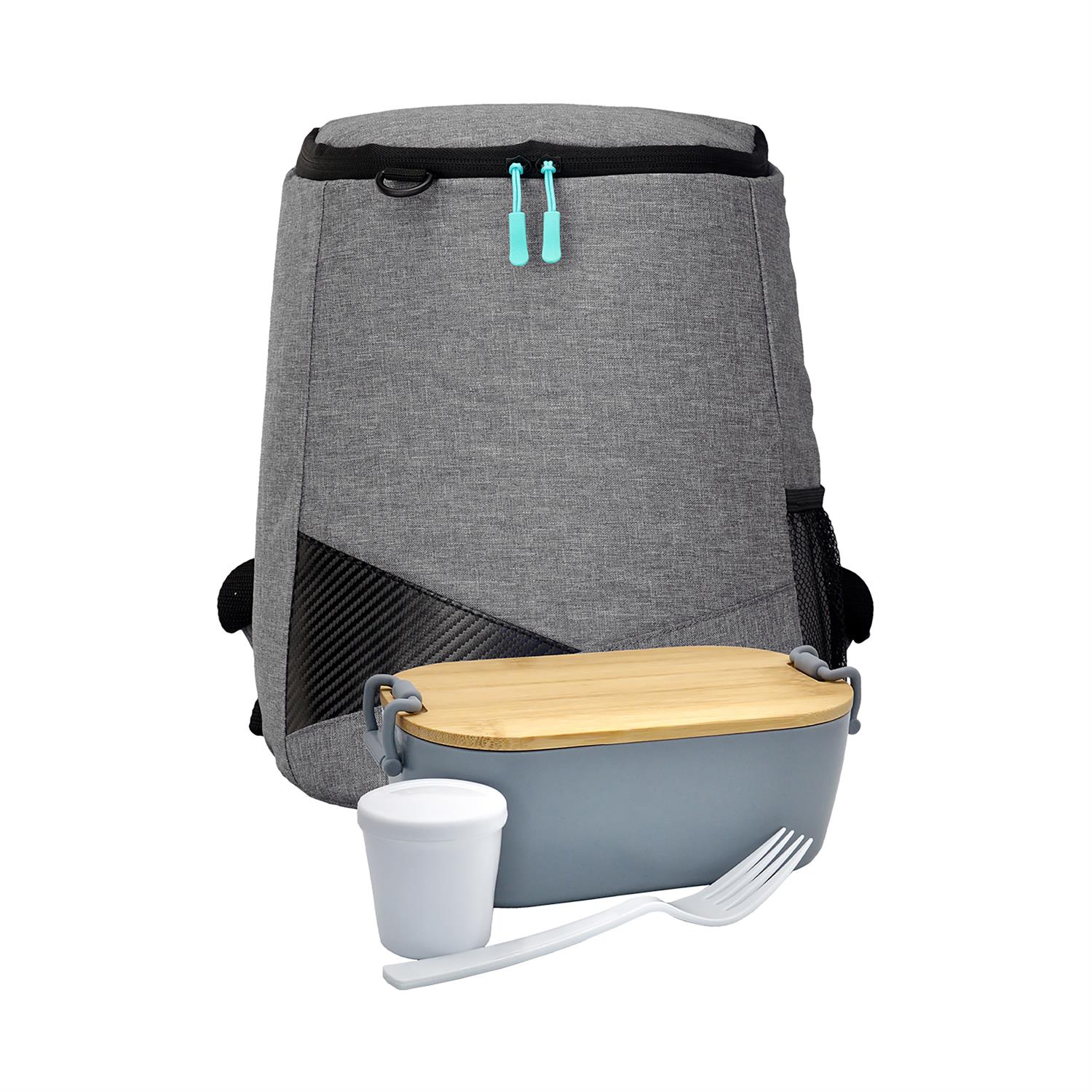 Bamboo Lunch Box Backpack Set 1