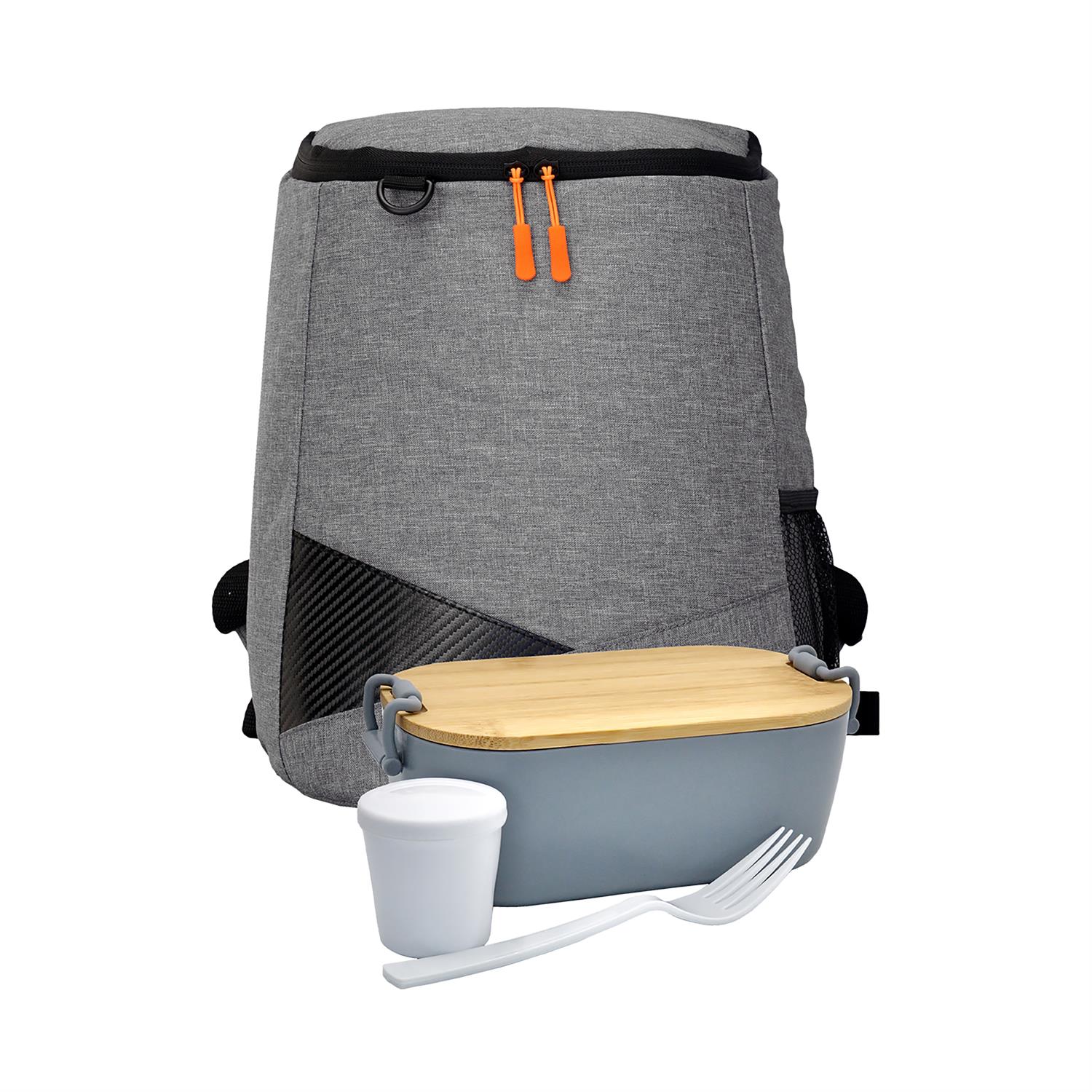 Bamboo Lunch Box Backpack Set 1