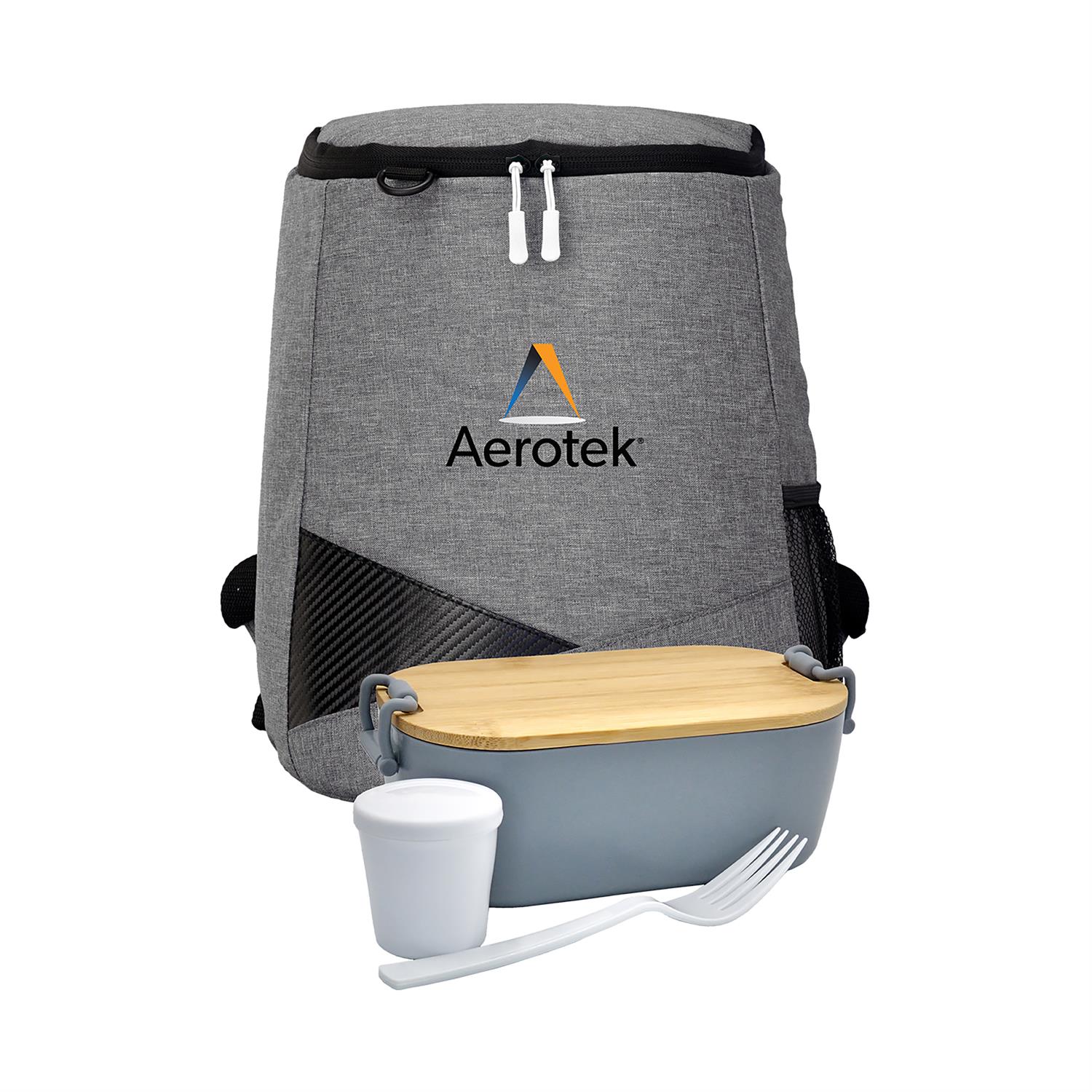 Bamboo Lunch Box Backpack Set 1