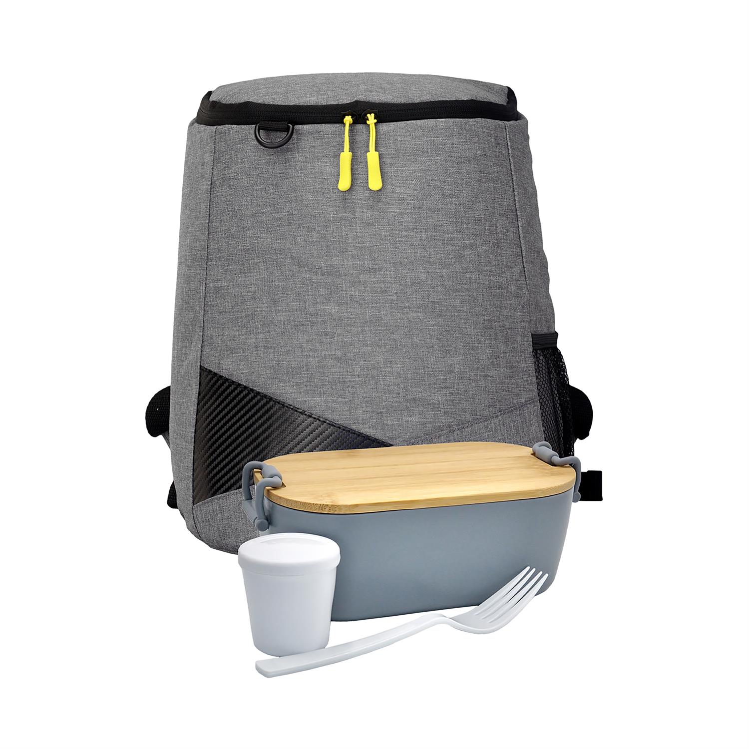 Bamboo Lunch Box Backpack Set 1