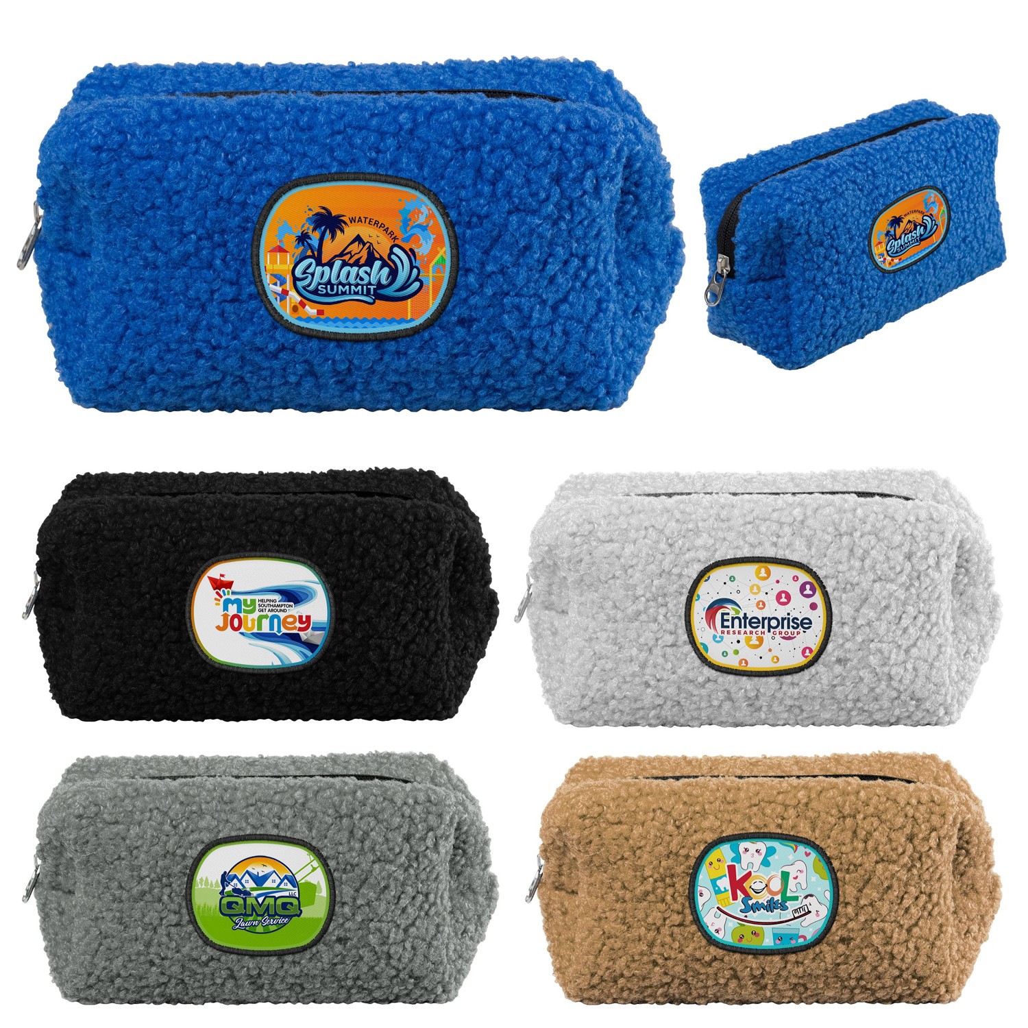 RPET Fuzzy Travel Pouch 1