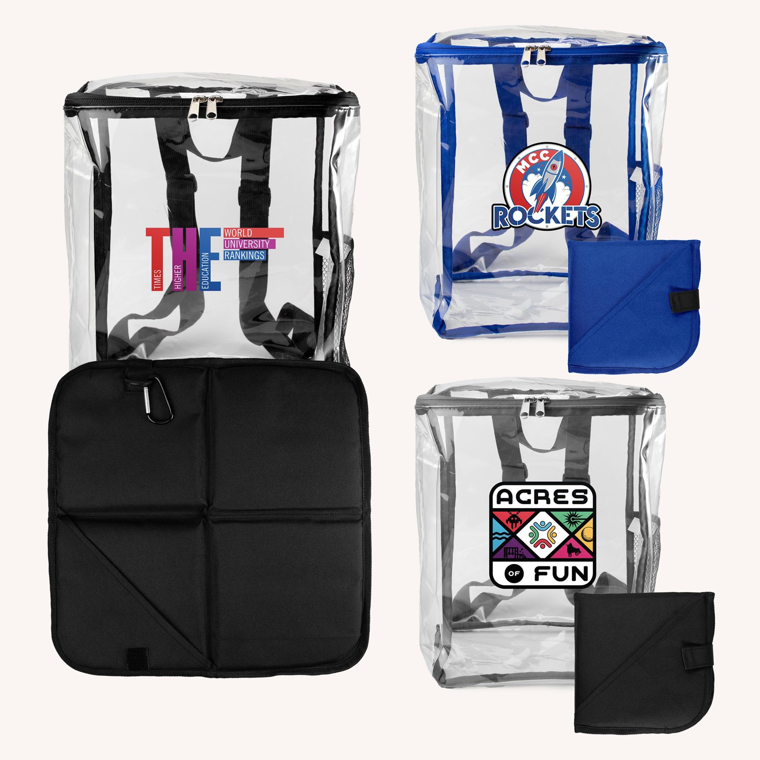Stadium Backpack & Seat Set 1
