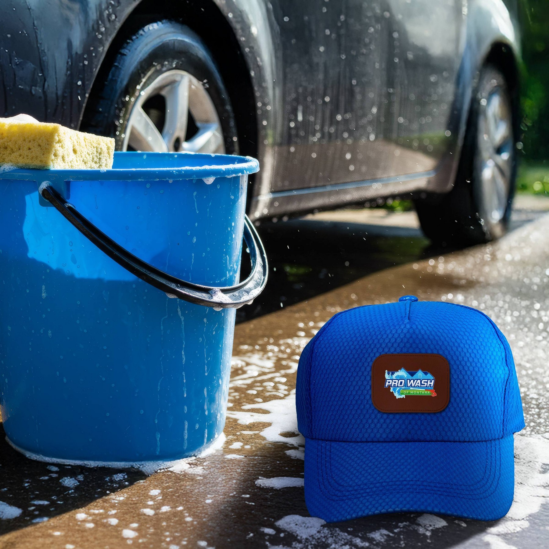 3D Square Baseball Hat 1