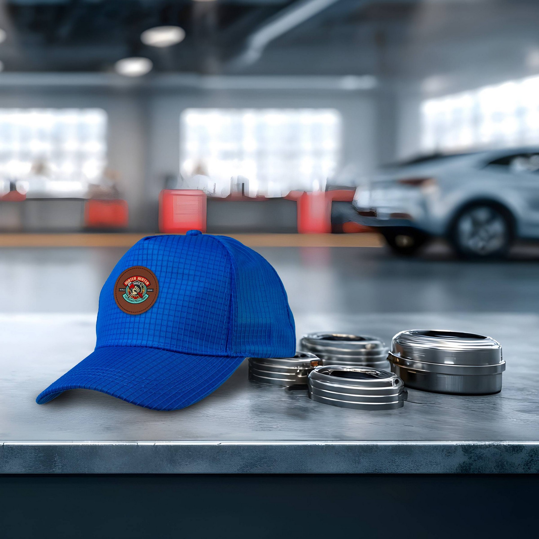 3D Square Baseball Hat 1
