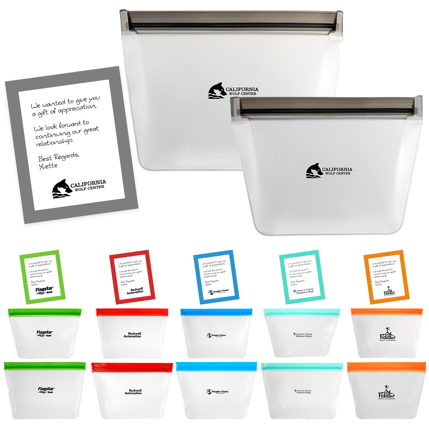 Reusable Storage Bag Appreciation Set 1
