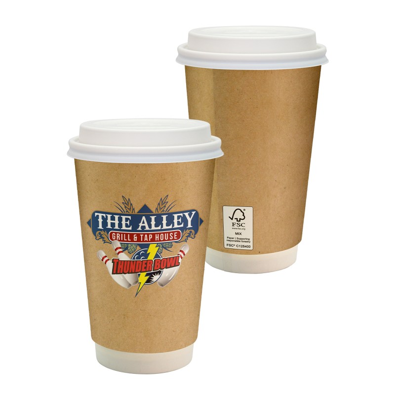 16 oz. Full Color Dusky Paper Cup with Lid 1 16 oz. Full Color Dusky Paper Cup with Lid 1